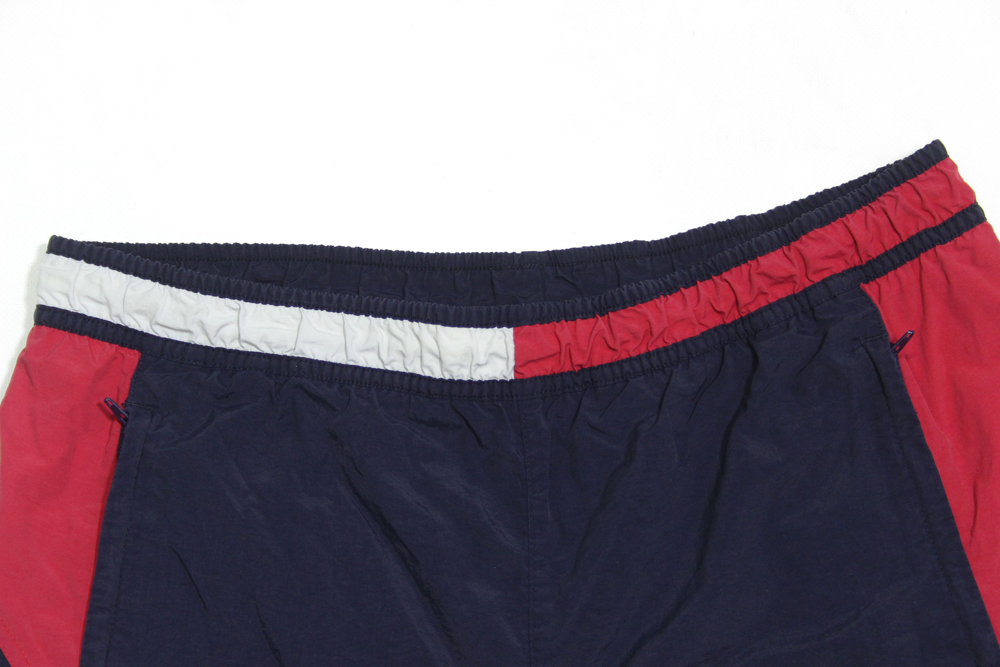 Tommy Hilfiger 90S Big Logo Nylon Swim Shorts Vintage M Size Size US 32 / EU 48 - 5 Thumbnail