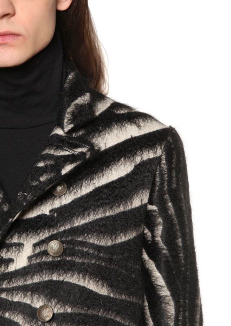 John Varvatos Wool & Mohair Zebra coat size 38 Size US M / EU 48-50 / 2 - 10 Thumbnail