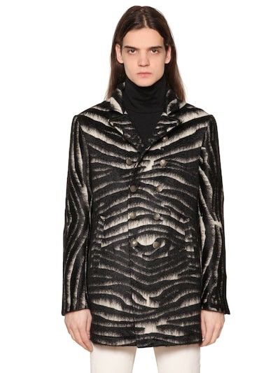 John Varvatos Wool & Mohair Zebra coat size 38 Size US M / EU 48-50 / 2 - 8 Thumbnail