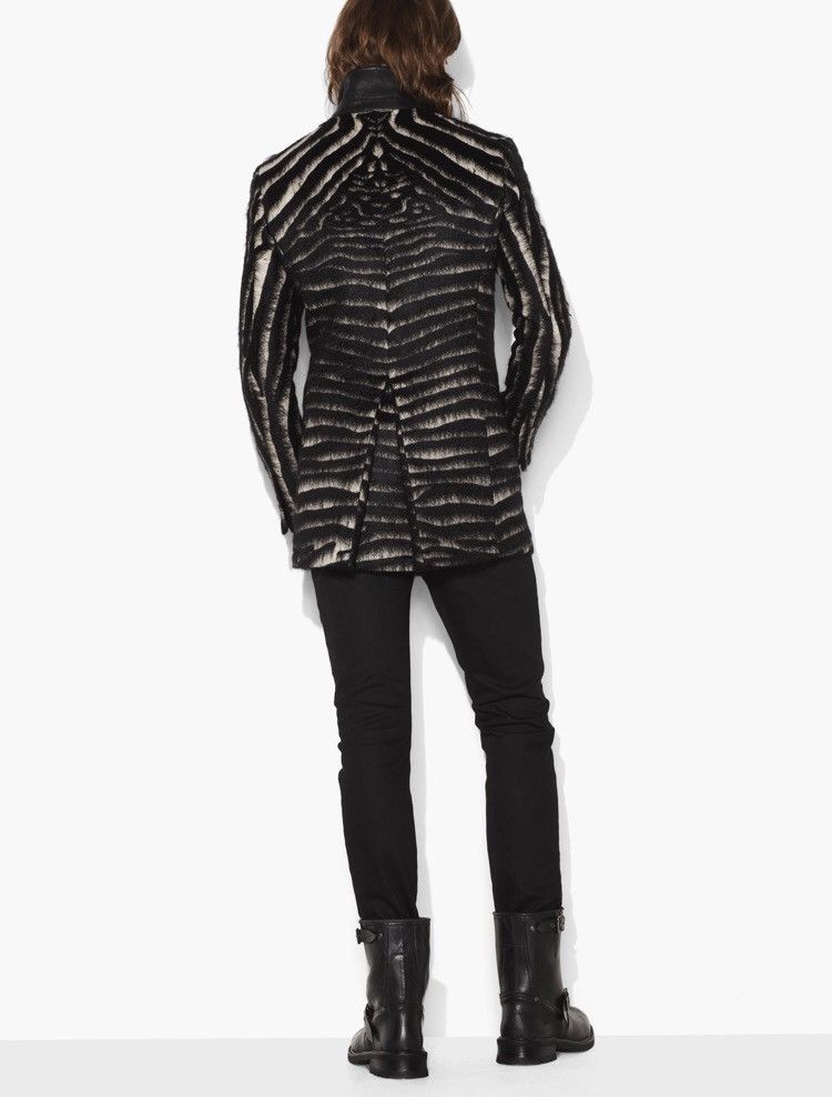 John Varvatos Wool & Mohair Zebra coat size 38 Size US M / EU 48-50 / 2 - 6 Thumbnail