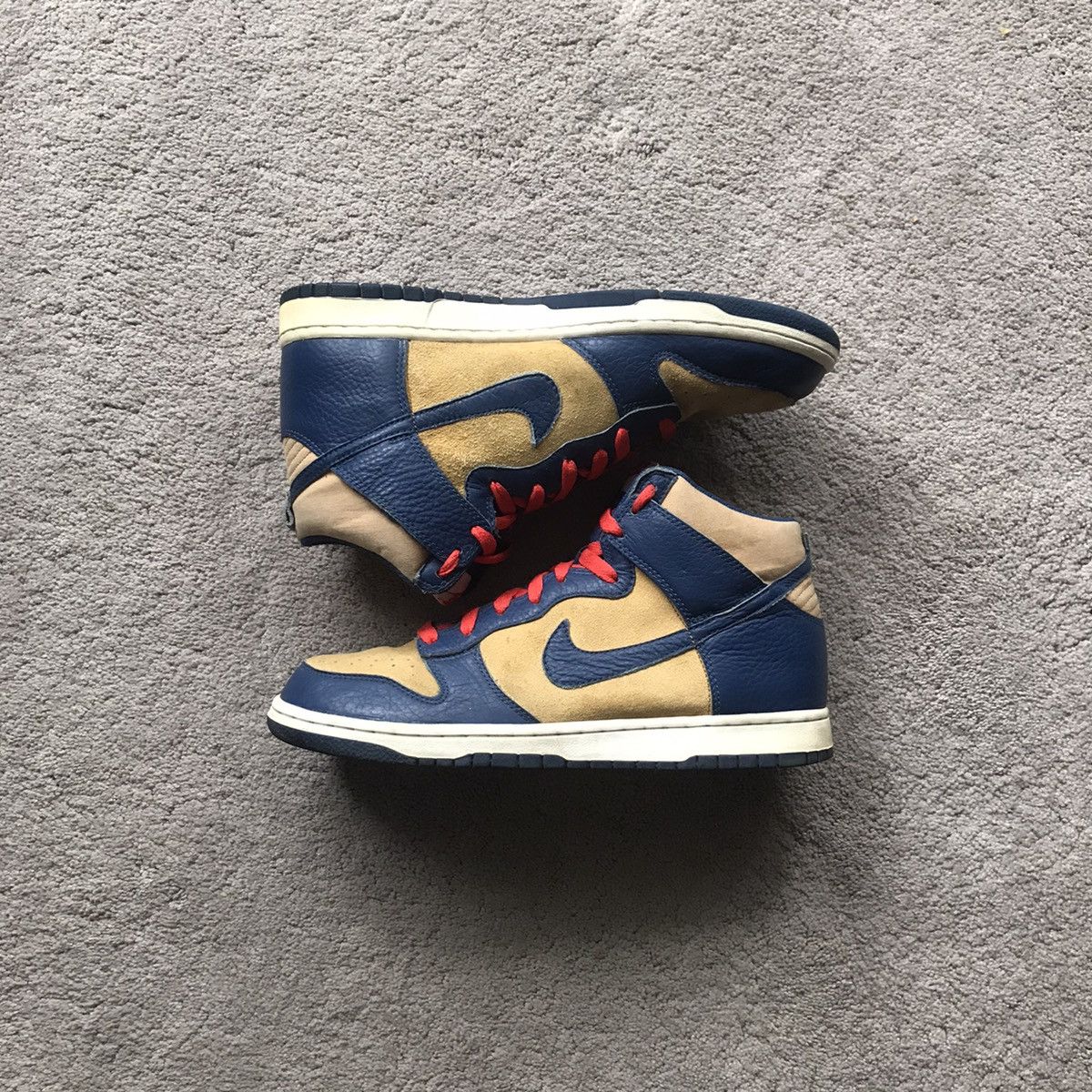 Nike Nike Dunk Hi Golden Harvest Meteor Blue | Grailed