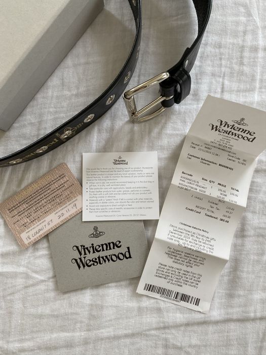 vivienne westwood ace card belt