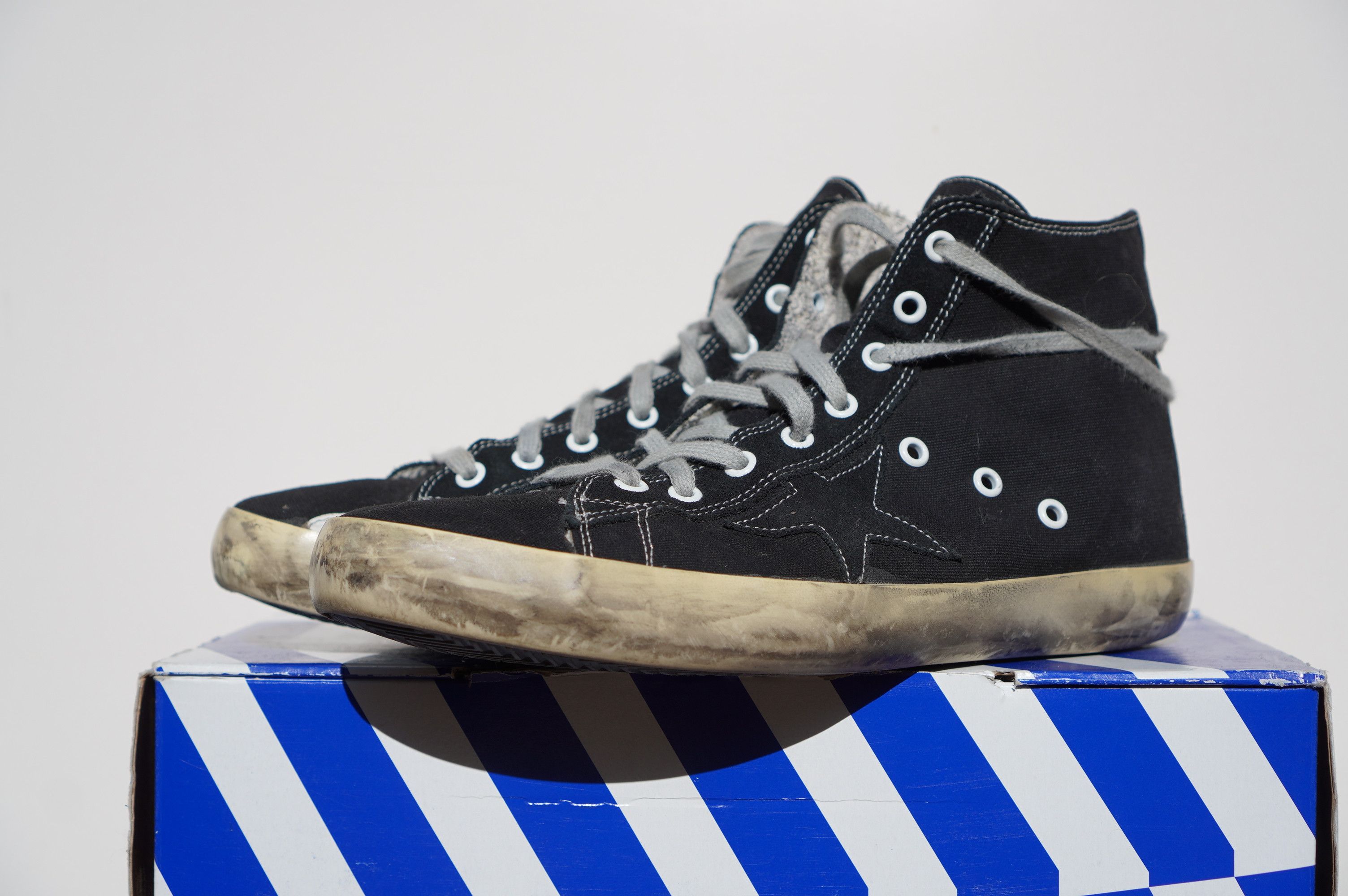 Golden Goose Golden Goose Francy Sneakers BLACK CANVAS 43 TRAVIS