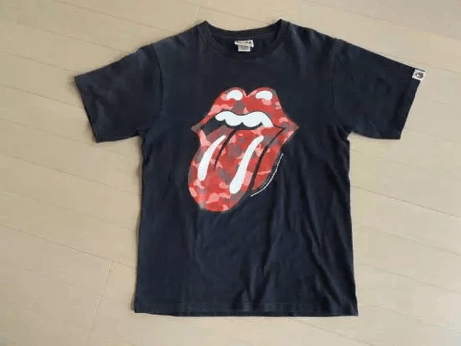 Bape Rolling Stones Tee | Grailed