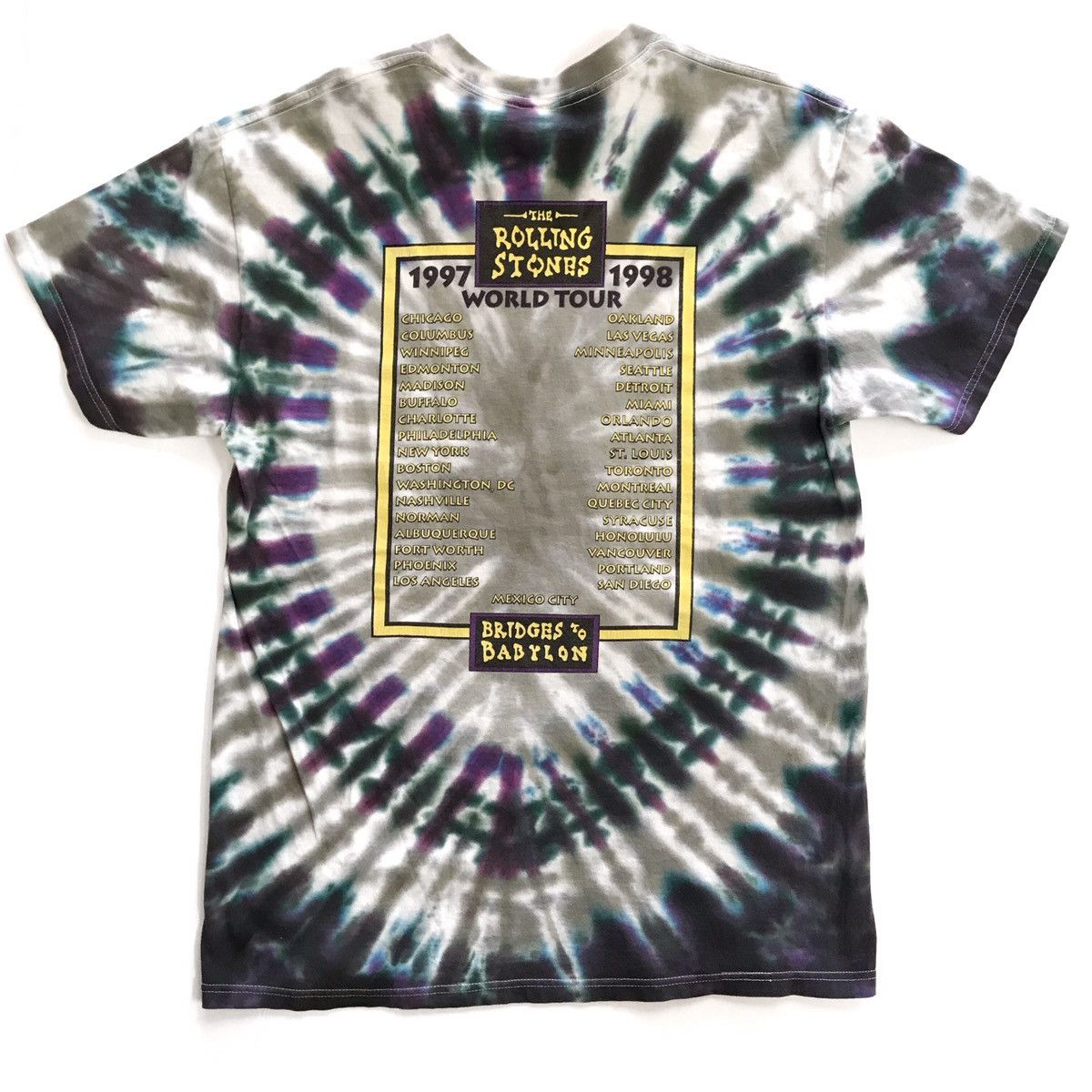 The Rolling Stones Vintage Rolling Stones tie dye tee sz L Size US L / EU 52-54 / 3 - 2 Thumbnail