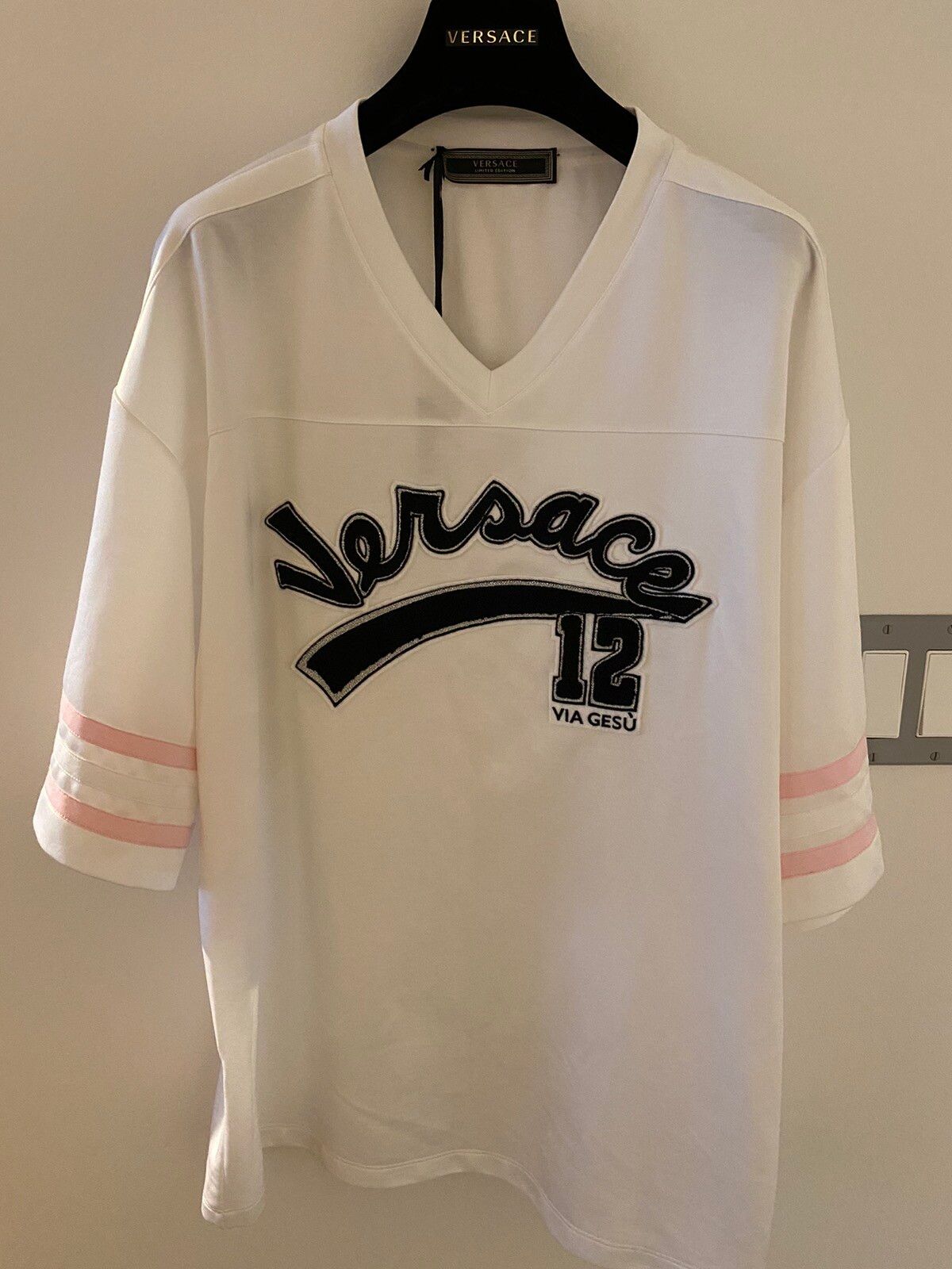 Versace Limited Edition Via Gesu Runway Jersey T-shirt $1,050 New Size US L / EU 52-54 / 3 - 1 Preview