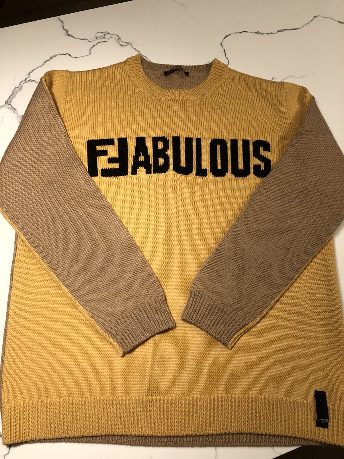 Fendi Fendi FABULOUS knit sweater sz56 Grailed