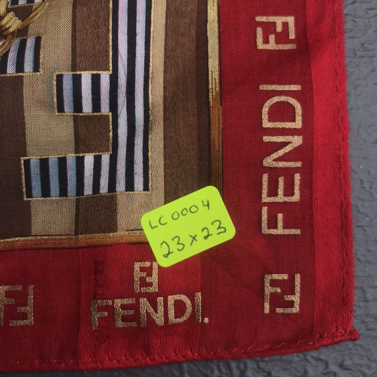 Fendi FENDI Neckerchief/Bandana/Handkerchief - LC0004 Size ONE SIZE - 4 Thumbnail