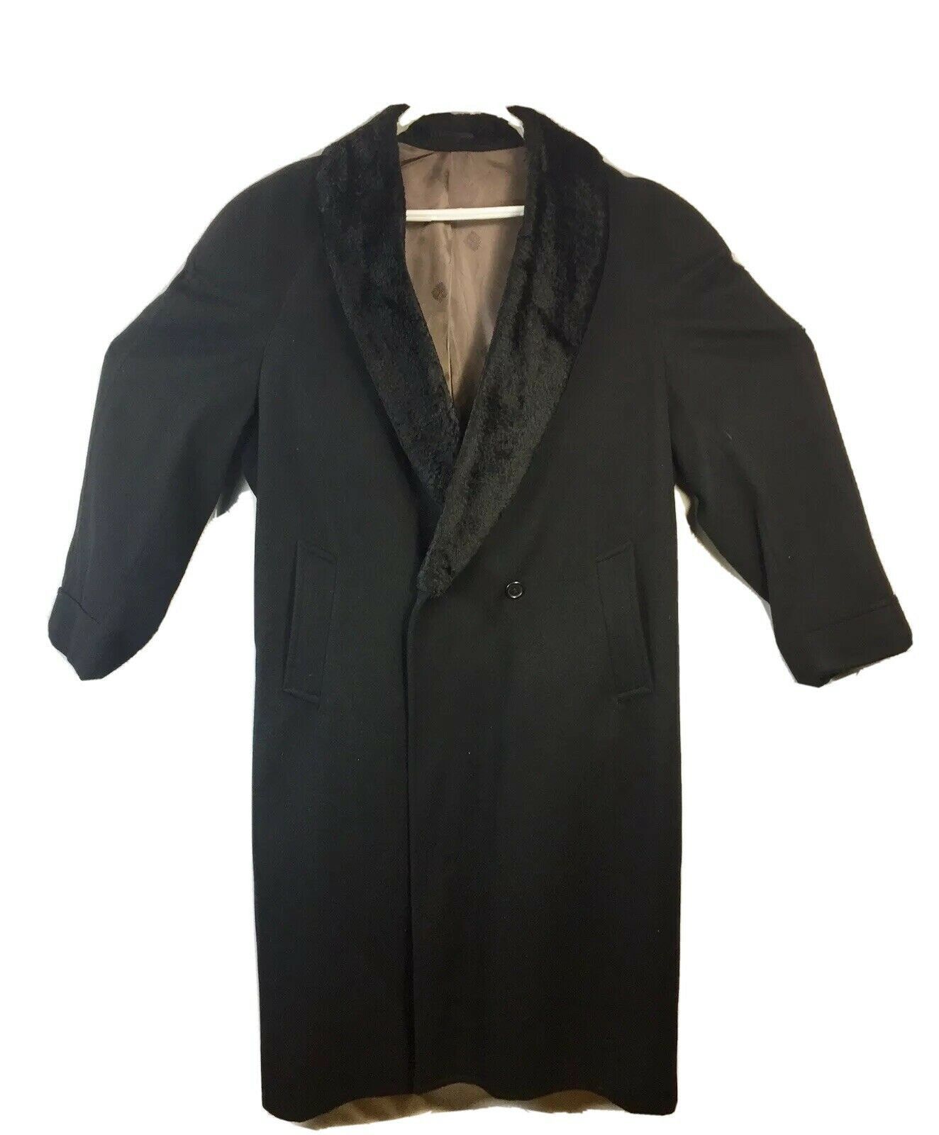 Crombie Vintage Crombie Aberdeen Scotland New Wool Overcoat Black Grailed