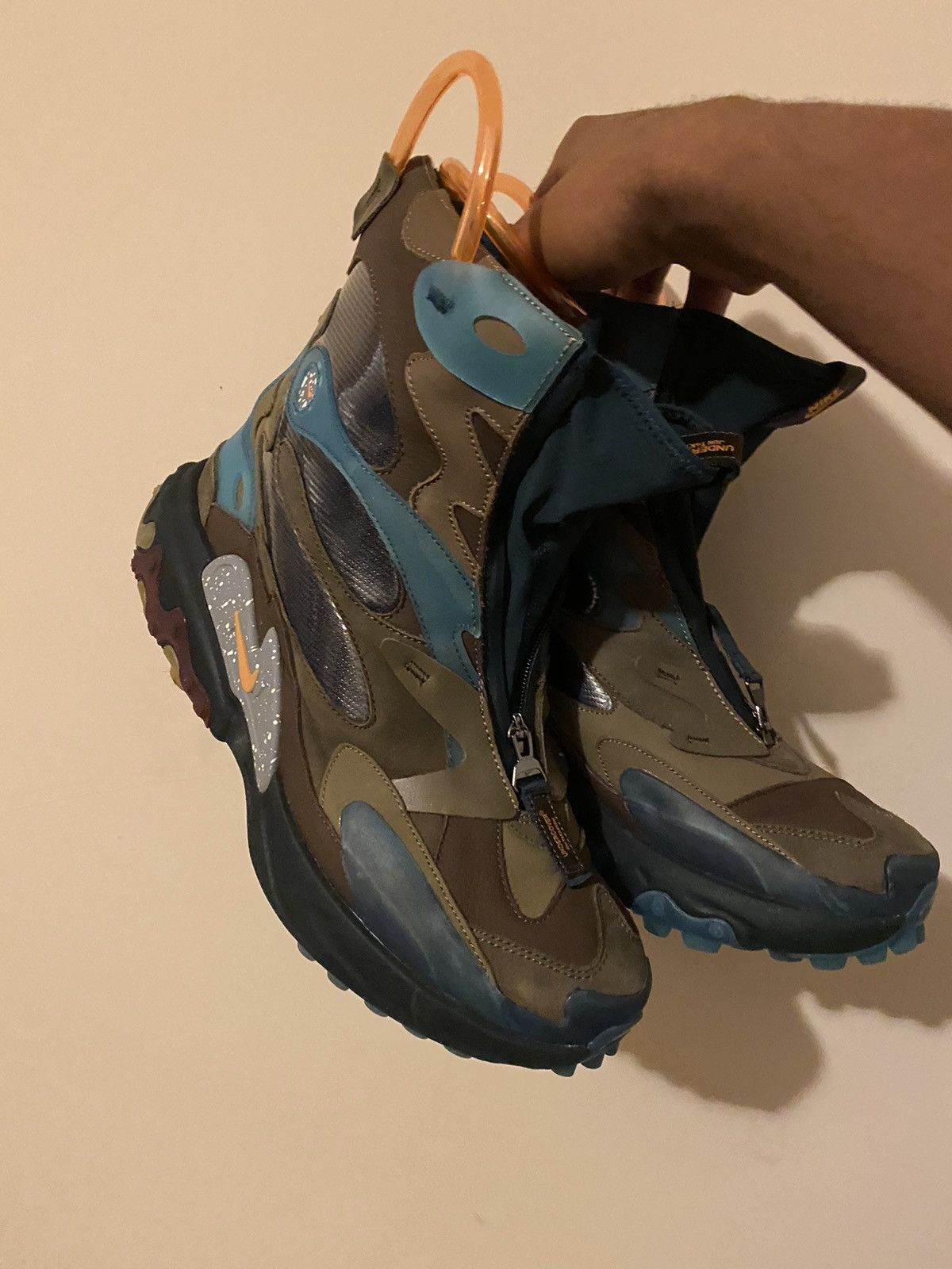 Undercover Nike x Undercover React Boot Brown Size 13 Grailed