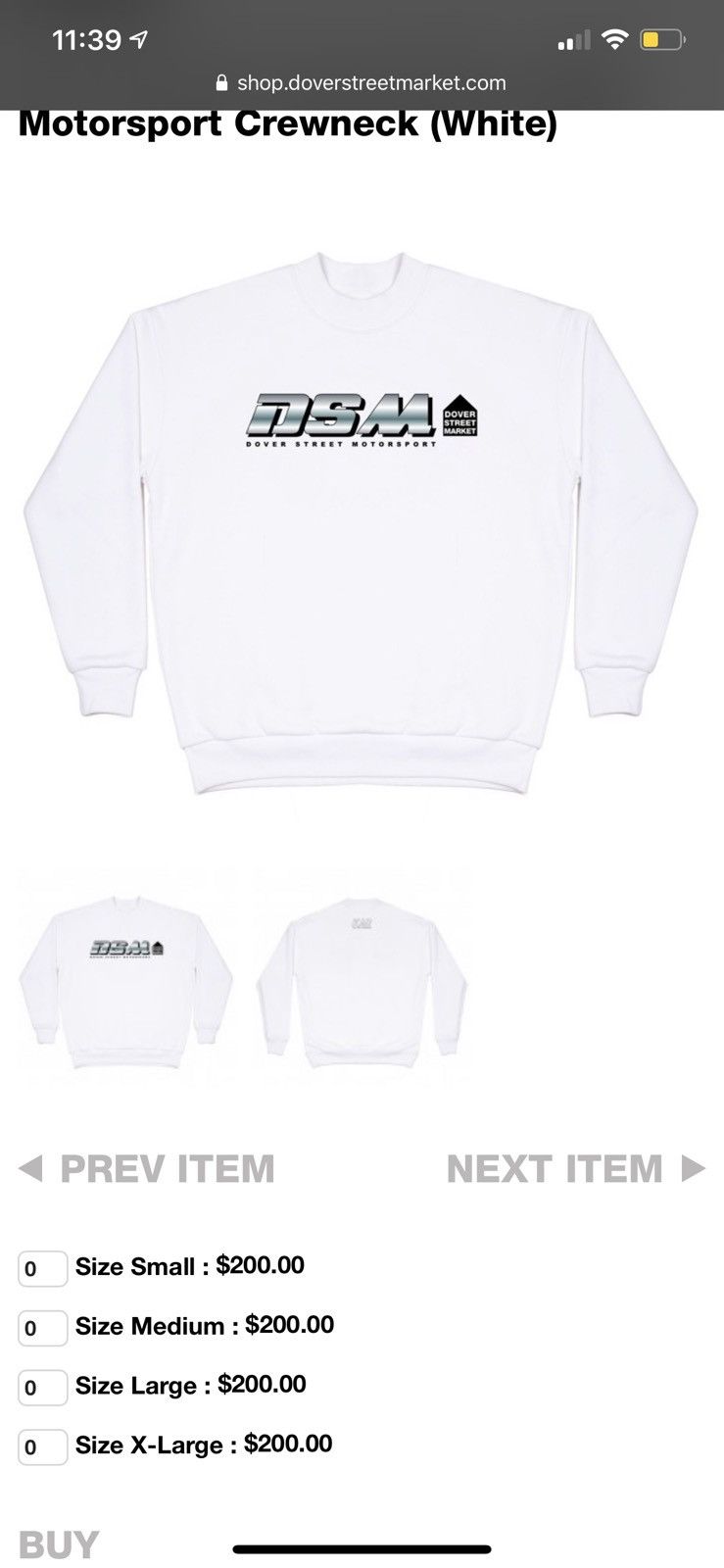 Dover Street Market KAR x Dover Street Market L’art De L’Automobile Crewneck Size US M / EU 48-50 / 2 - 5 Thumbnail