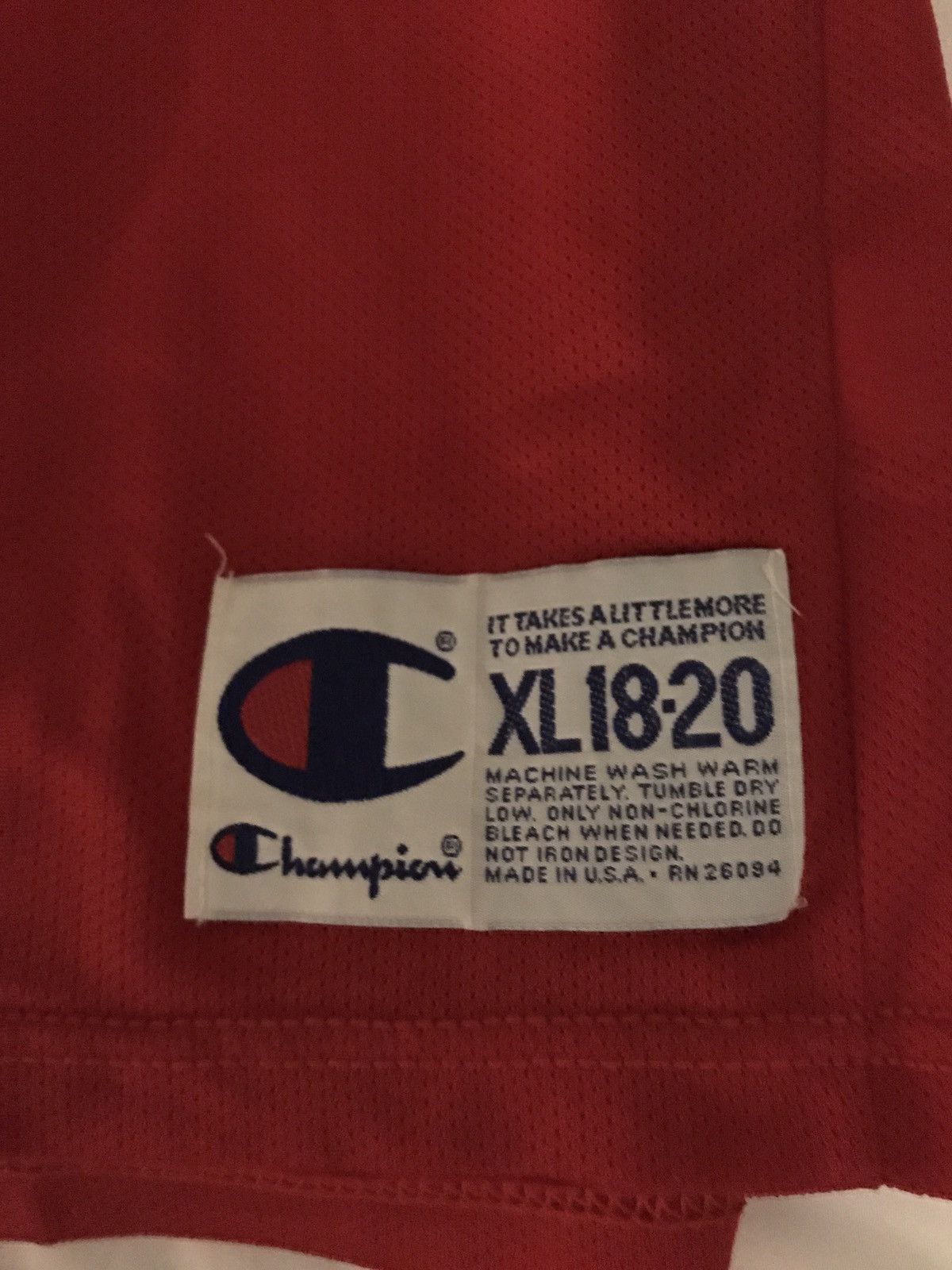Champion × Vintage Youth XL 18-20 Champion Chicago Bulls Michael Jordan jersey Size US XL / EU 56 / 4 - 4 Thumbnail