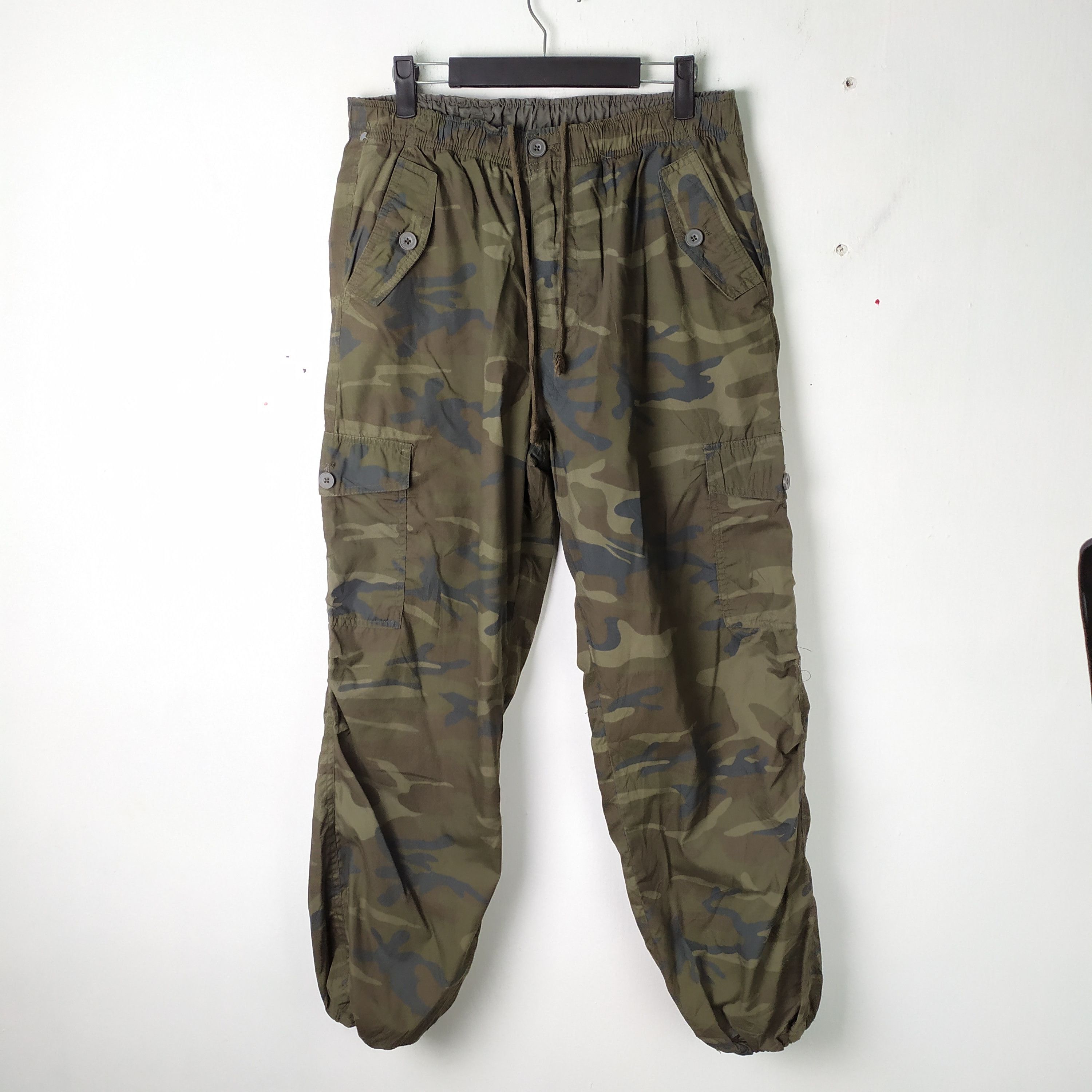 Japanese Brand Villand Spring waist camo cargo pants Size US 30 / EU 46 - 1 Thumbnail