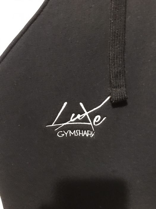 Gymshark Luxe Legacy Full-Zip Hoodie - Men's M - Black/White