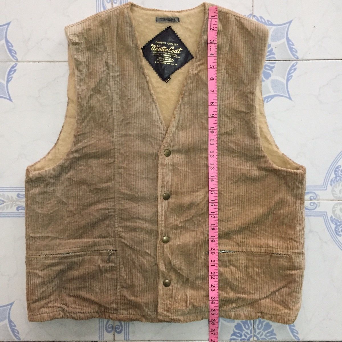 Japanese Brand Winter Coat Vest Sleeveless Jacket Size US L / EU 52-54 / 3 - 16 Thumbnail