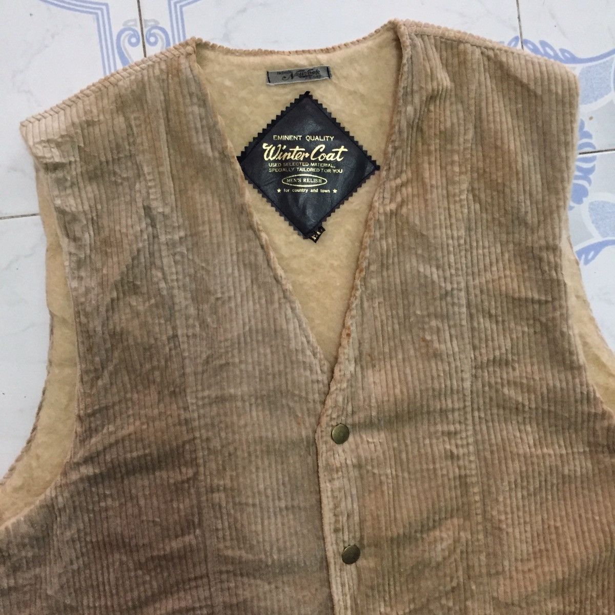 Japanese Brand Winter Coat Vest Sleeveless Jacket Size US L / EU 52-54 / 3 - 4 Thumbnail