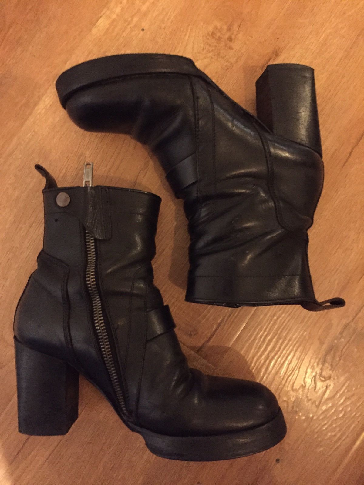 Rick Owens × Rick Owens Drkshdw RICK OWENS ANTHEM HEELS SS11 | Grailed