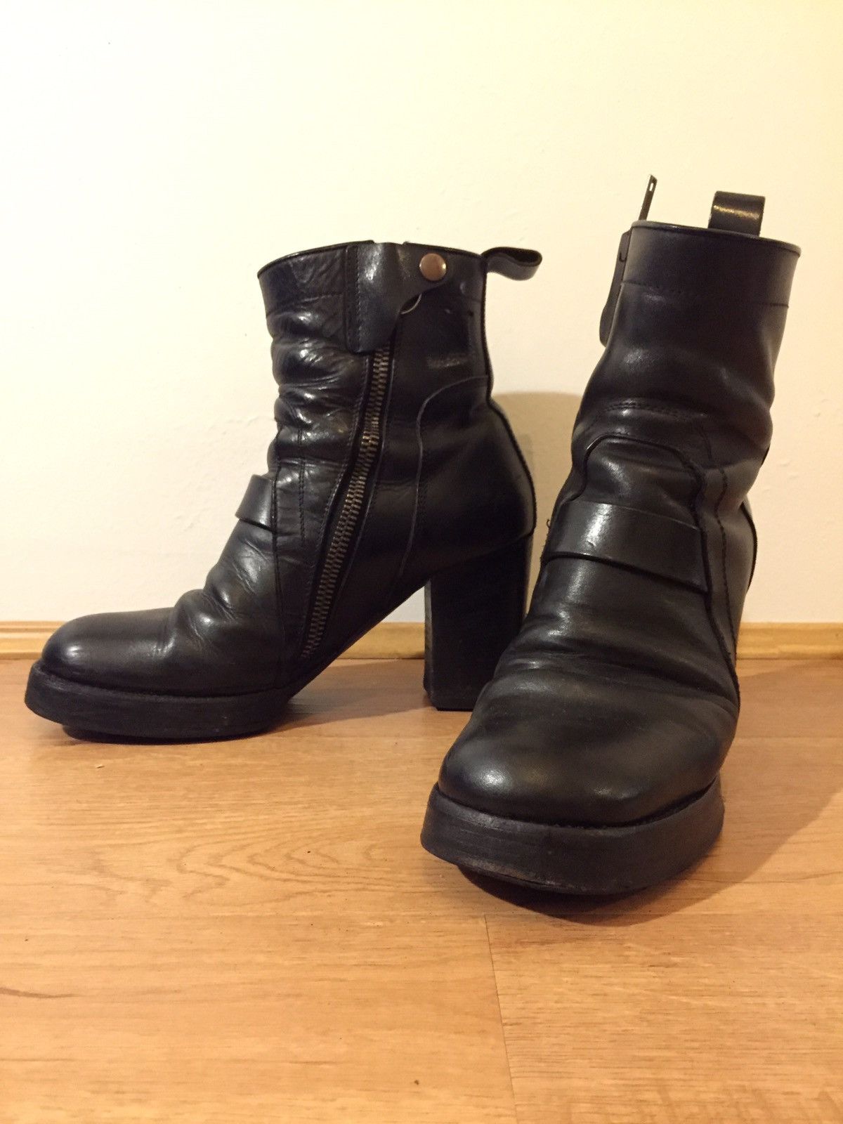 Rick Owens × Rick Owens Drkshdw RICK OWENS ANTHEM HEELS SS11 | Grailed