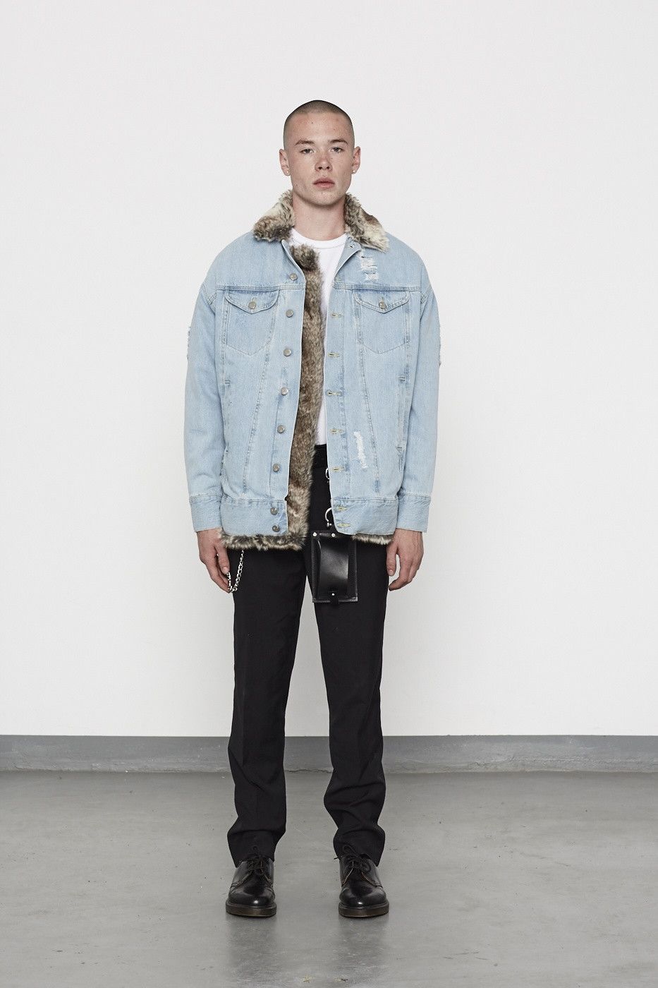 Misbhv DREW FUR DENIM JACKET | Grailed