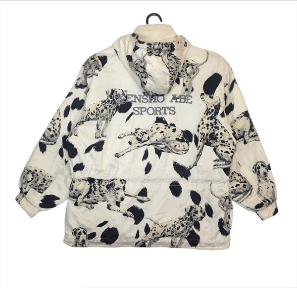 Habitat Japanese Brand Kensho Abe Windbreaker All Over Printed Dog