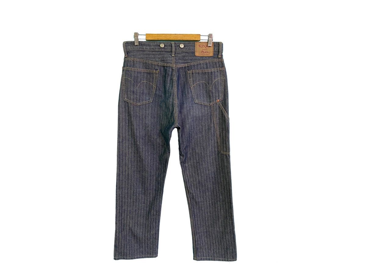 Hysteric Glamour KINKY HYSTERIC GLAMOUR STRIPE PAINTER DENIM JEANS Size US 31 - 4 Thumbnail