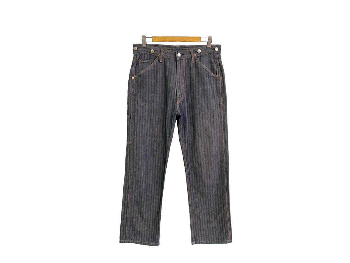 Hysteric Glamour KINKY HYSTERIC GLAMOUR STRIPE PAINTER DENIM JEANS Size US 31 - 1 Thumbnail