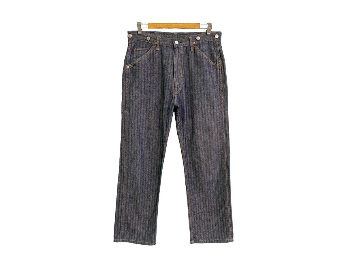 Hysteric Glamour KINKY HYSTERIC GLAMOUR STRIPE PAINTER DENIM JEANS Size US 31 - 2 Thumbnail