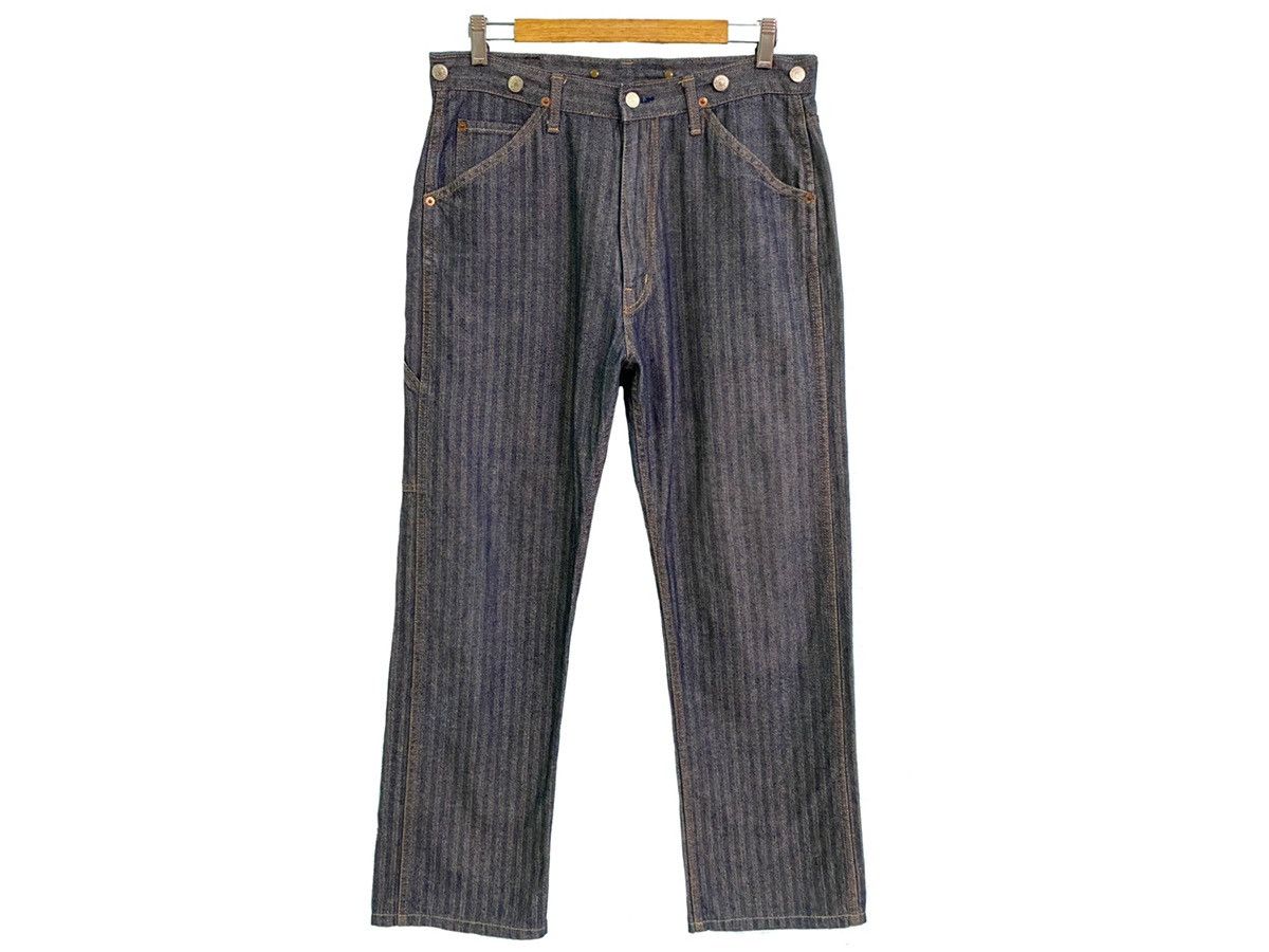 Hysteric Glamour KINKY HYSTERIC GLAMOUR STRIPE PAINTER DENIM JEANS Size US 31 - 3 Thumbnail