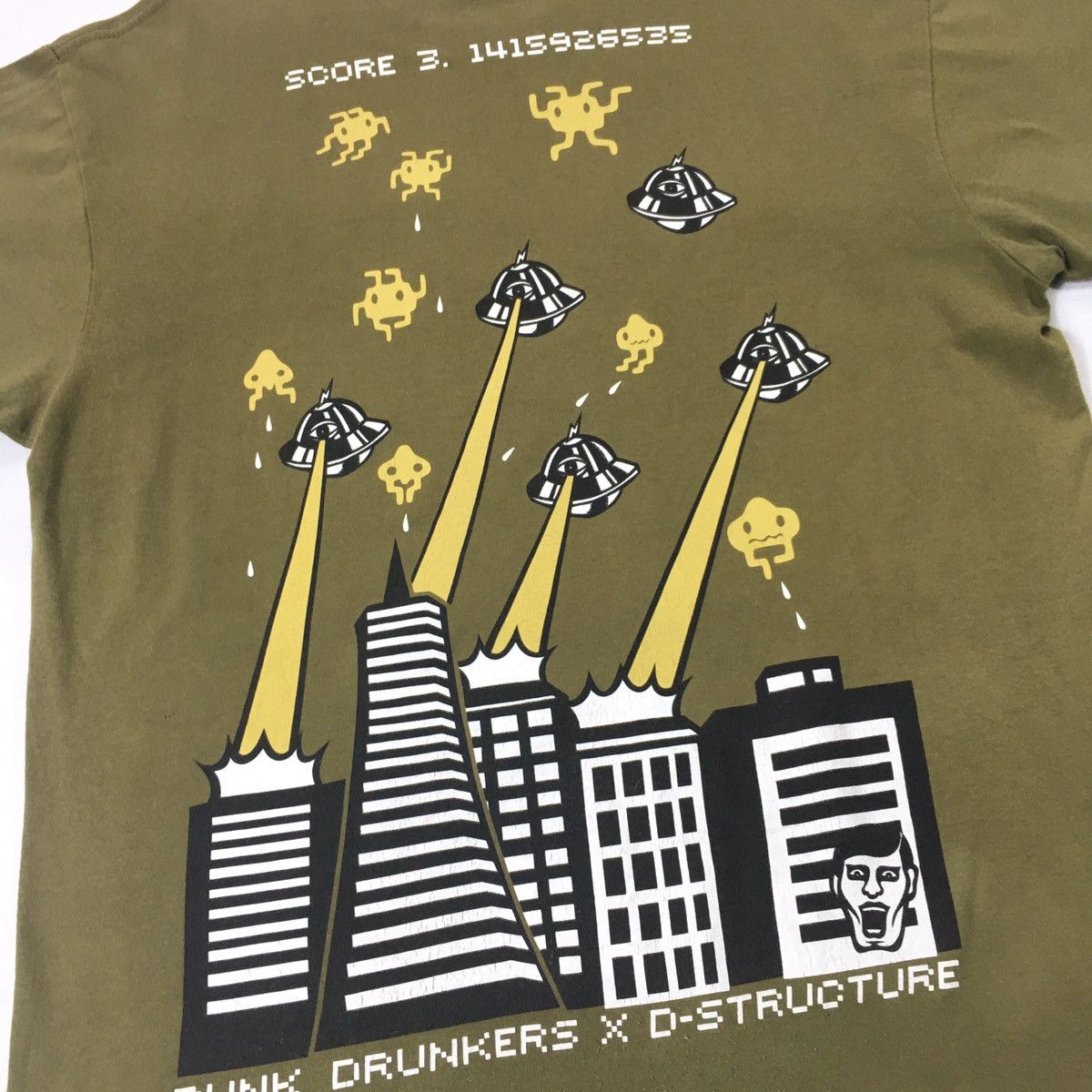 Designer × Japanese Brand Punk Drunkers x D-Structure Screaming Hand Tee Size US L / EU 52-54 / 3 - 4 Thumbnail