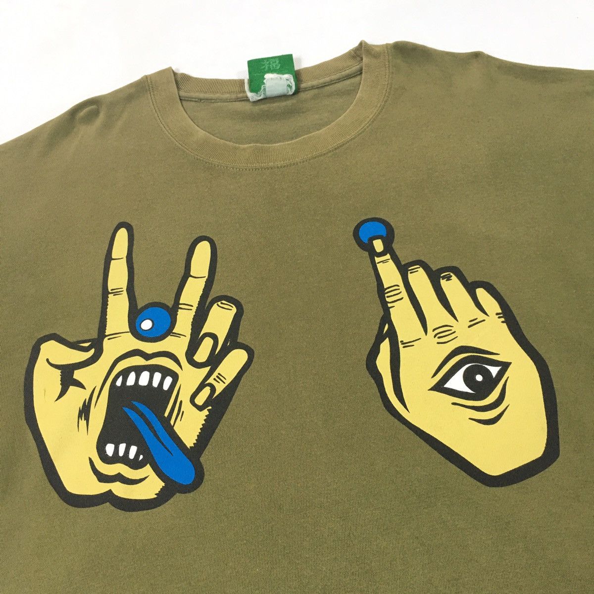Designer × Japanese Brand Punk Drunkers x D-Structure Screaming Hand Tee Size US L / EU 52-54 / 3 - 3 Thumbnail