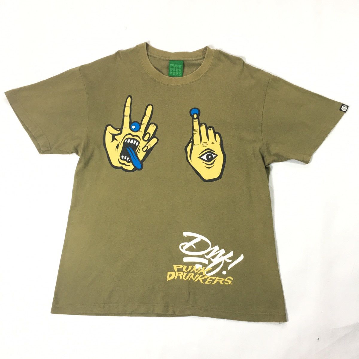 Punk Drunkers x D-Structure Screaming Hand Tee