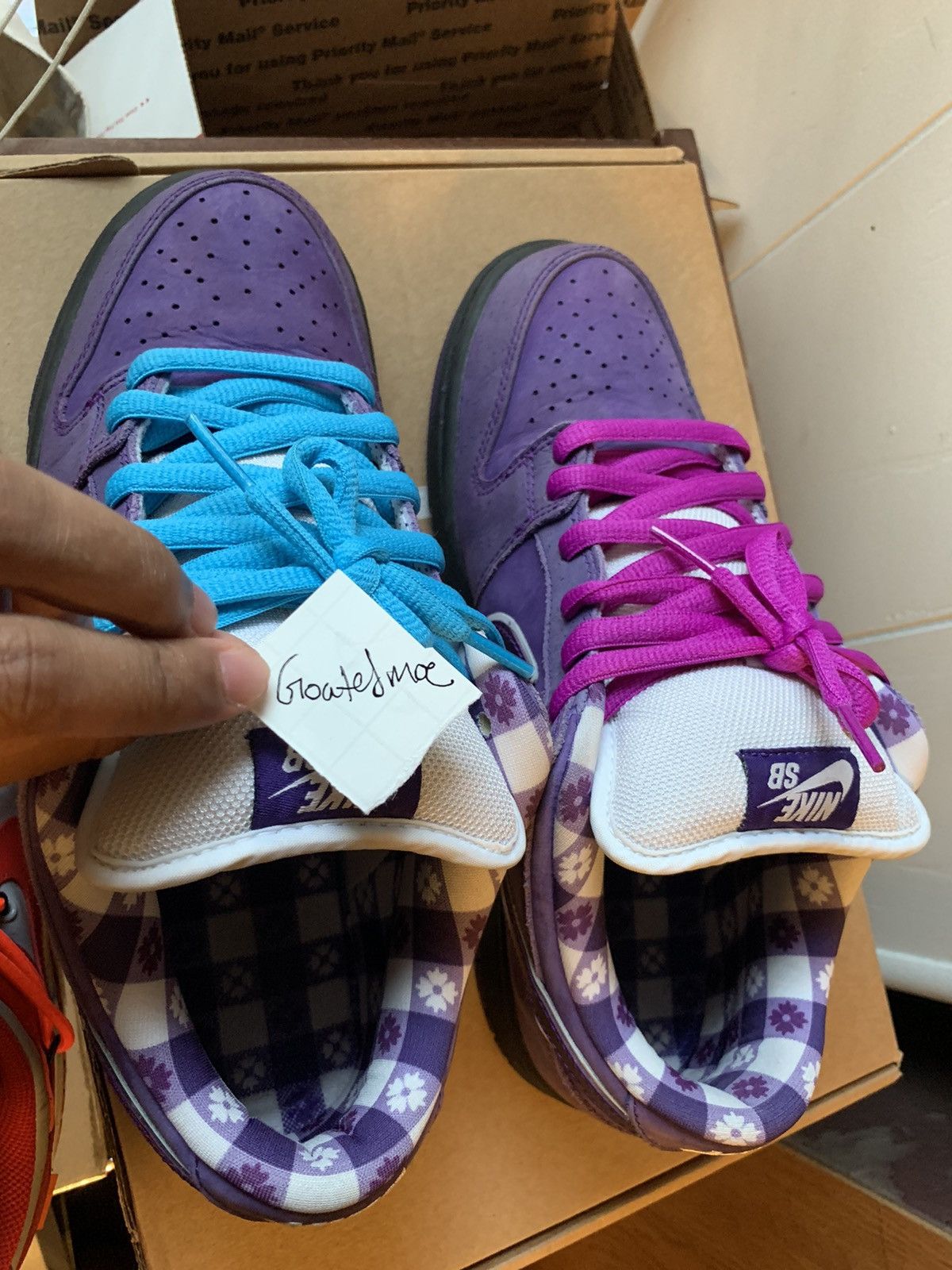 Nike Concepts x Dunk Low SB Purple Lobster 2018 Grailed
