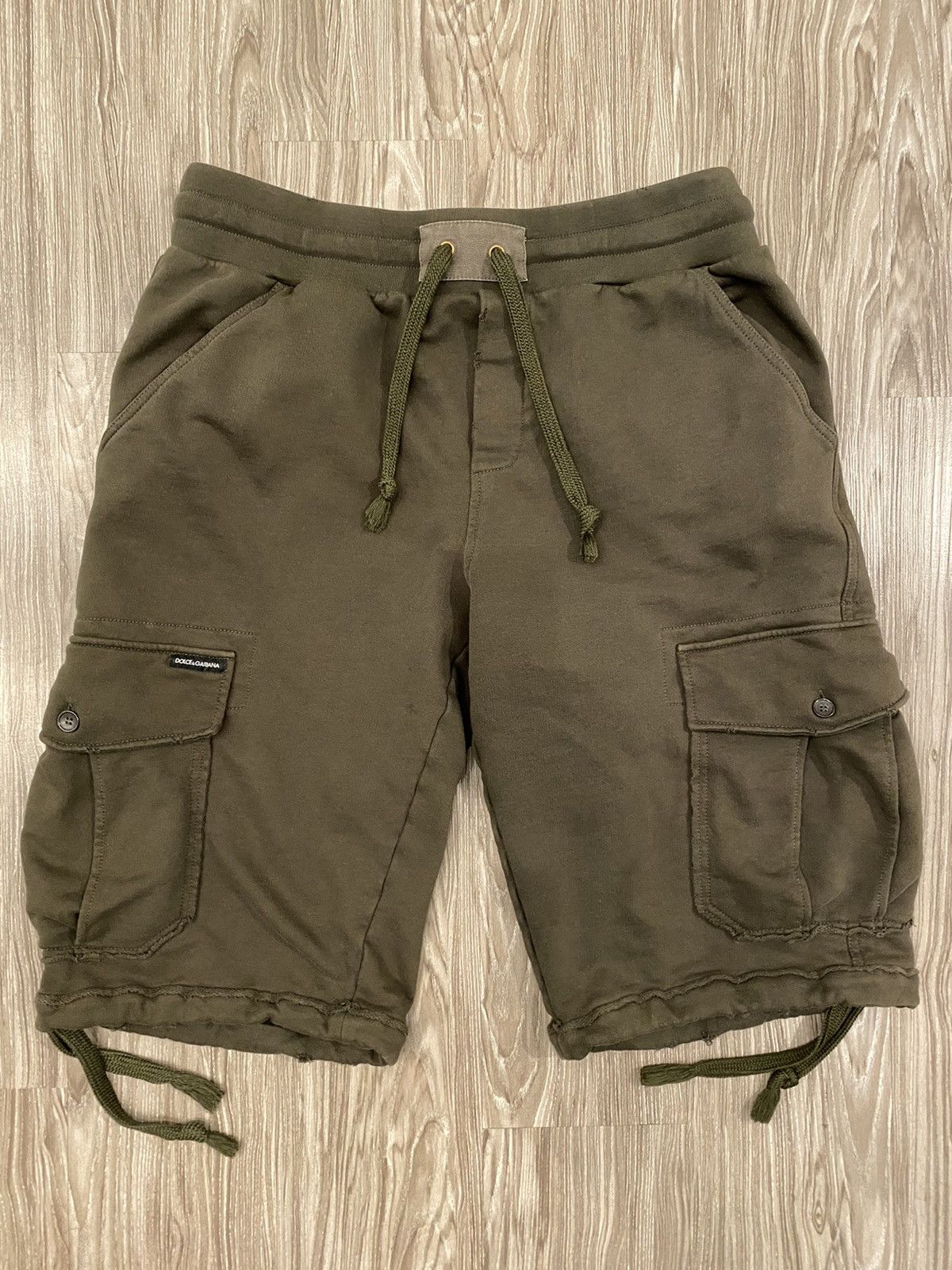 Dolce & Gabbana Military Cargo Jersey Shorts Size US 36 / EU 52 - 1 Thumbnail