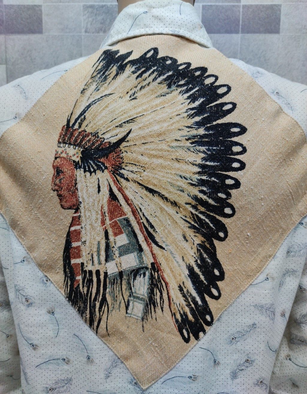 Kennington Ltd. Vtg KENNINGTON Navajo Red Indian Long Sleeve Shirt Size US M / EU 48-50 / 2 - 1 Thumbnail
