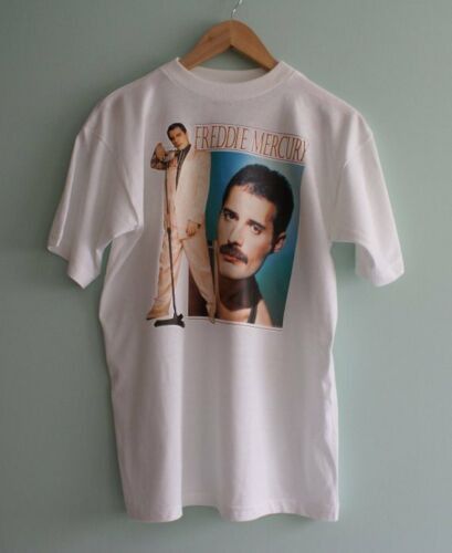 Band Tees × Vintage Official Freddie Mercury 1992 Vintage T-shirt Size US M / EU 48-50 / 2 - 3 Thumbnail
