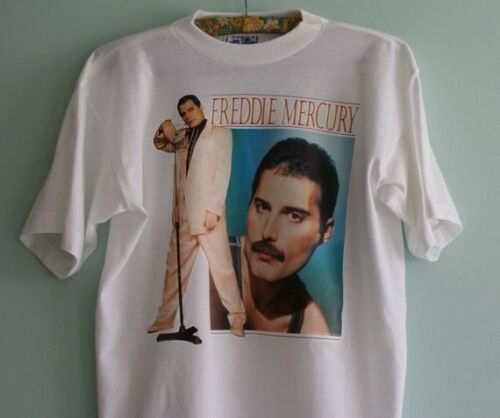 Band Tees × Vintage Official Freddie Mercury 1992 Vintage T-shirt Size US M / EU 48-50 / 2 - 2 Thumbnail