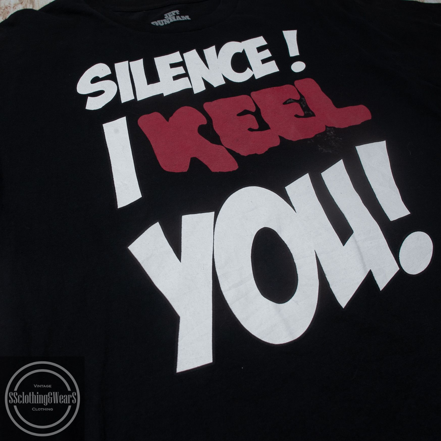 Vintage SILENCE I KEEL YOU by JEFF DUNHAM 2010 Size US L / EU 52-54 / 3 - 5 Preview