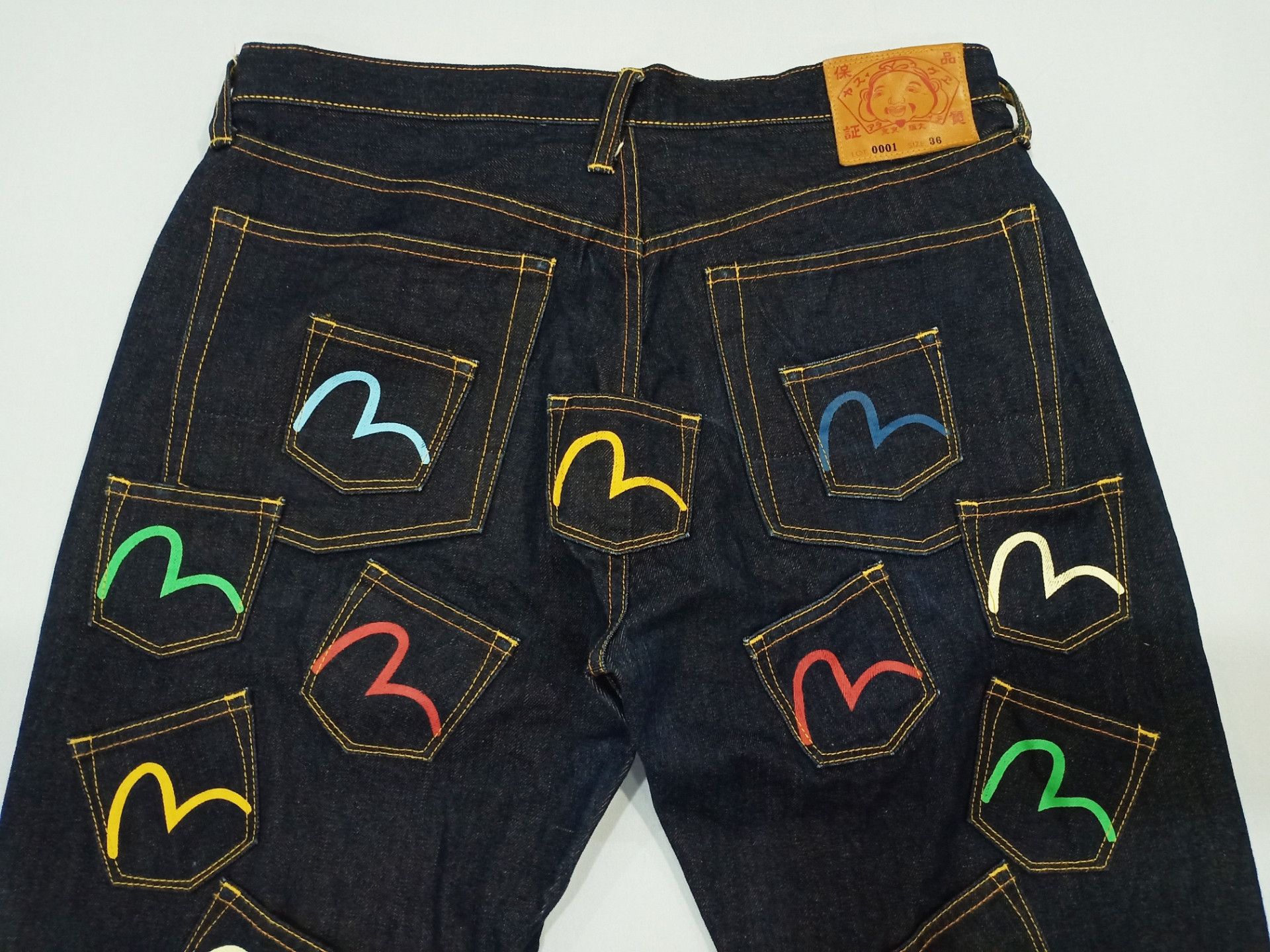 Evisu Evisu Multi Pocket Diacock Selvedge Jeans Size US 36 / EU 52 - 2 Preview