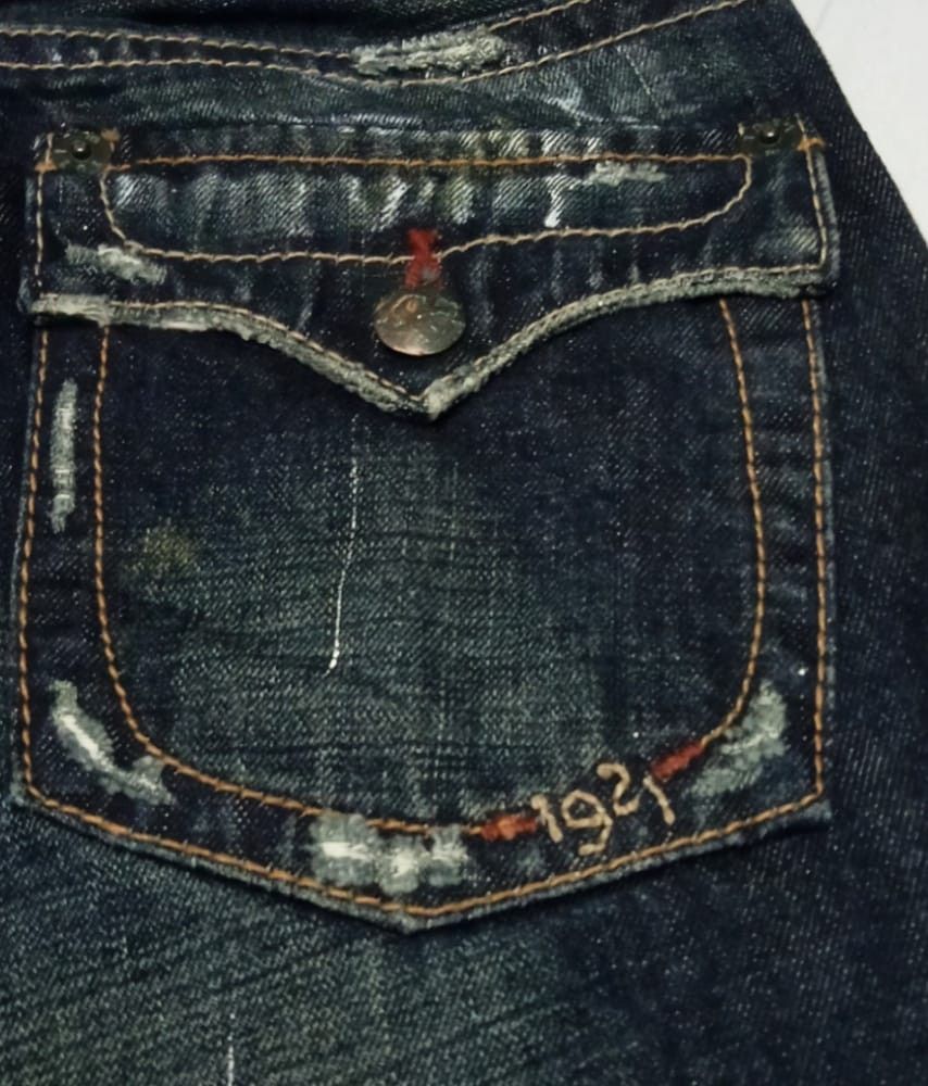 MOCHI 1921 western glove work denim jeans
