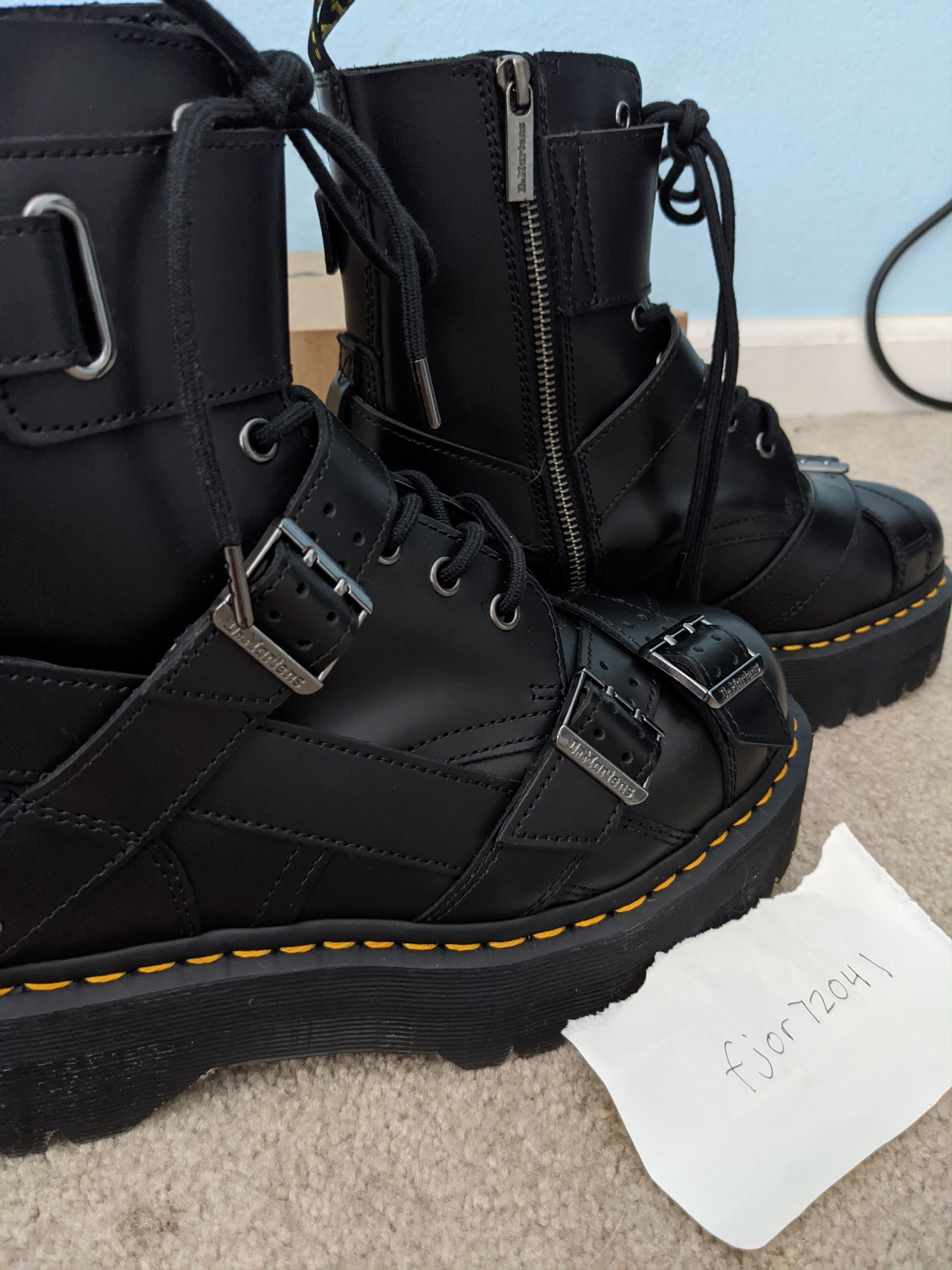 Jadon strap platform leather 2024 boots