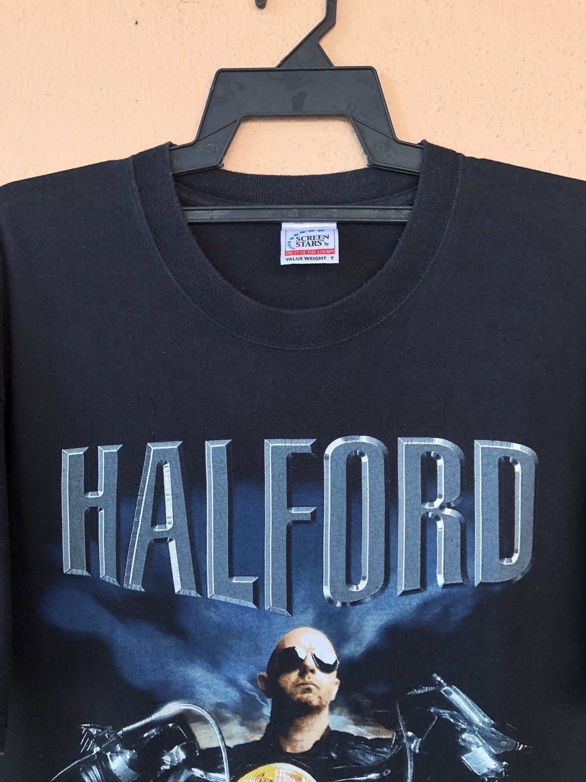 Band Tees Vintage HALFORD / Judas Priest World Tour Promo Tee Size US L / EU 52-54 / 3 - 5 Thumbnail