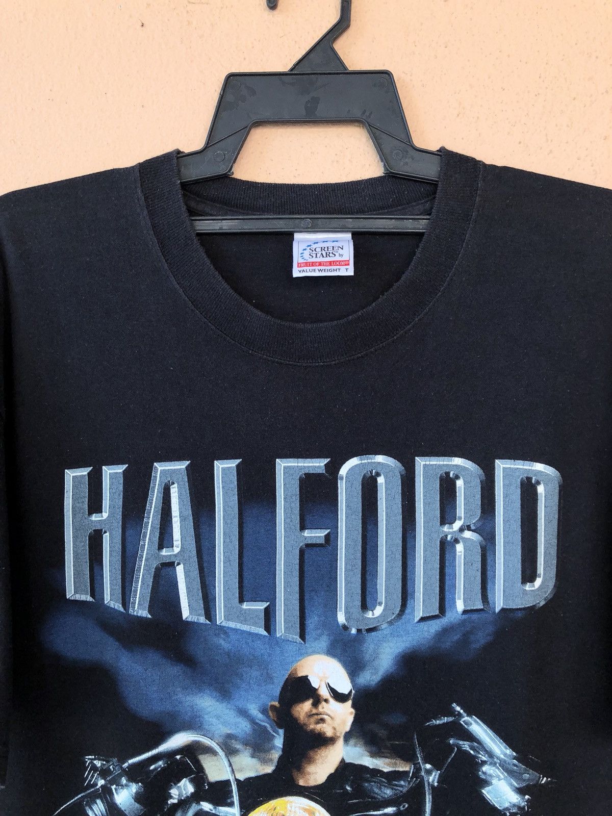 Band Tees Vintage HALFORD / Judas Priest World Tour Promo Tee Size US L / EU 52-54 / 3 - 4 Thumbnail