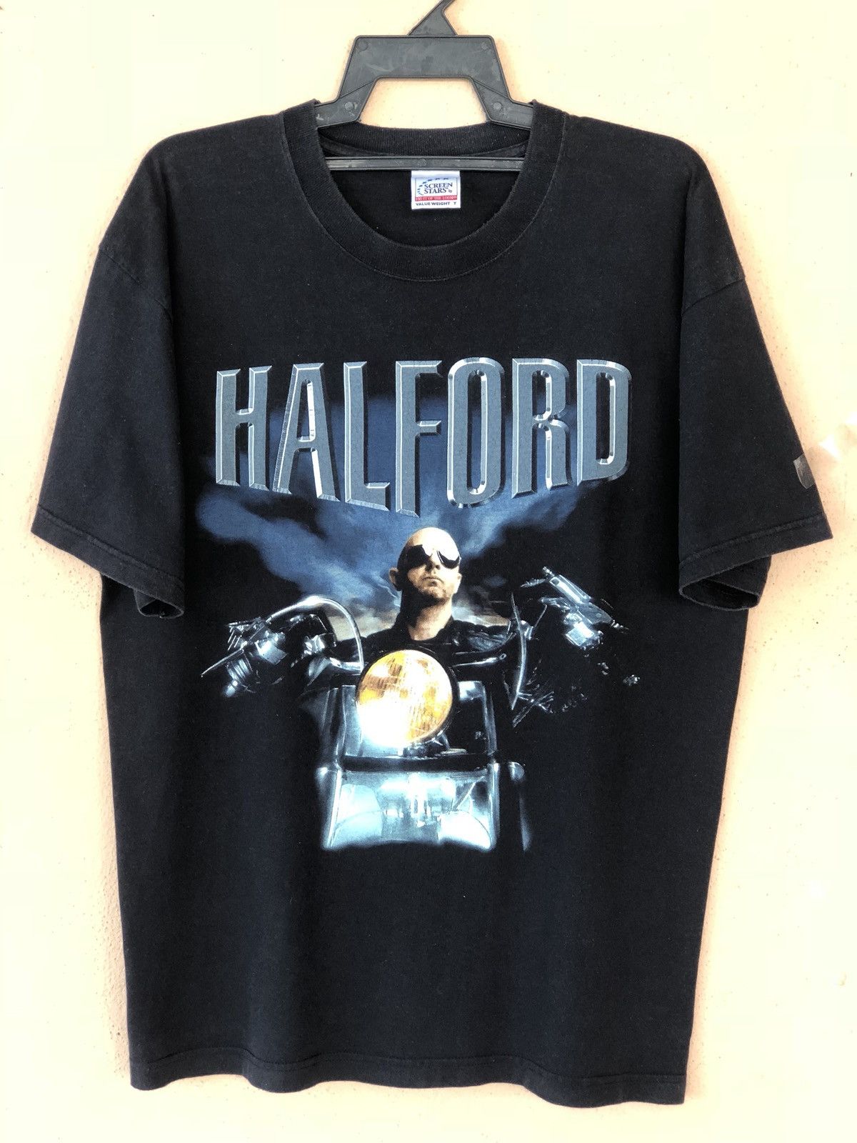 Band Tees Vintage HALFORD / Judas Priest World Tour Promo Tee Size US L / EU 52-54 / 3 - 1 Thumbnail