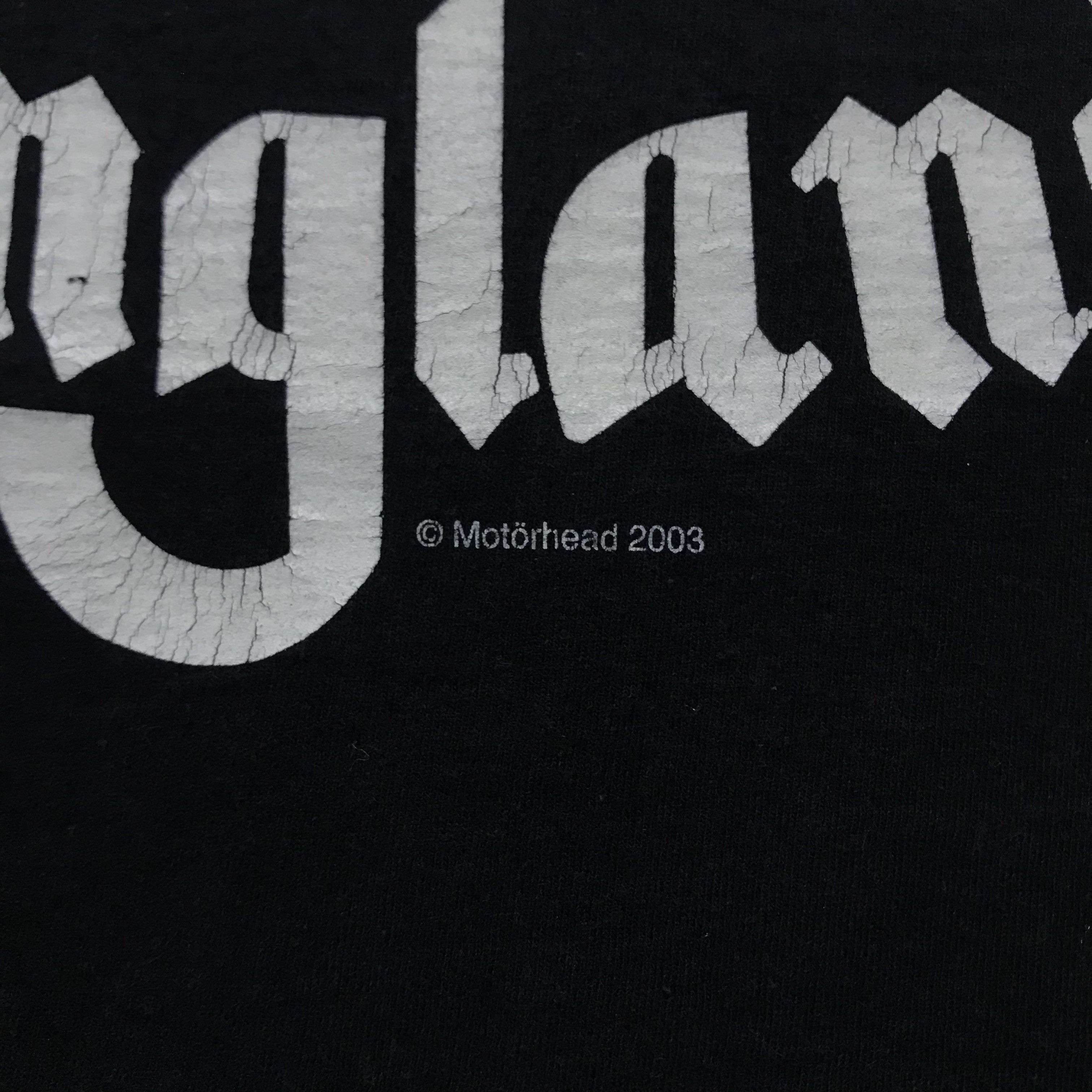 Band Tees MOTORHEAD 2003 Vintage T-Shirt Rock Band Tee 90s Rare Tour Size US M / EU 48-50 / 2 - 9 Thumbnail