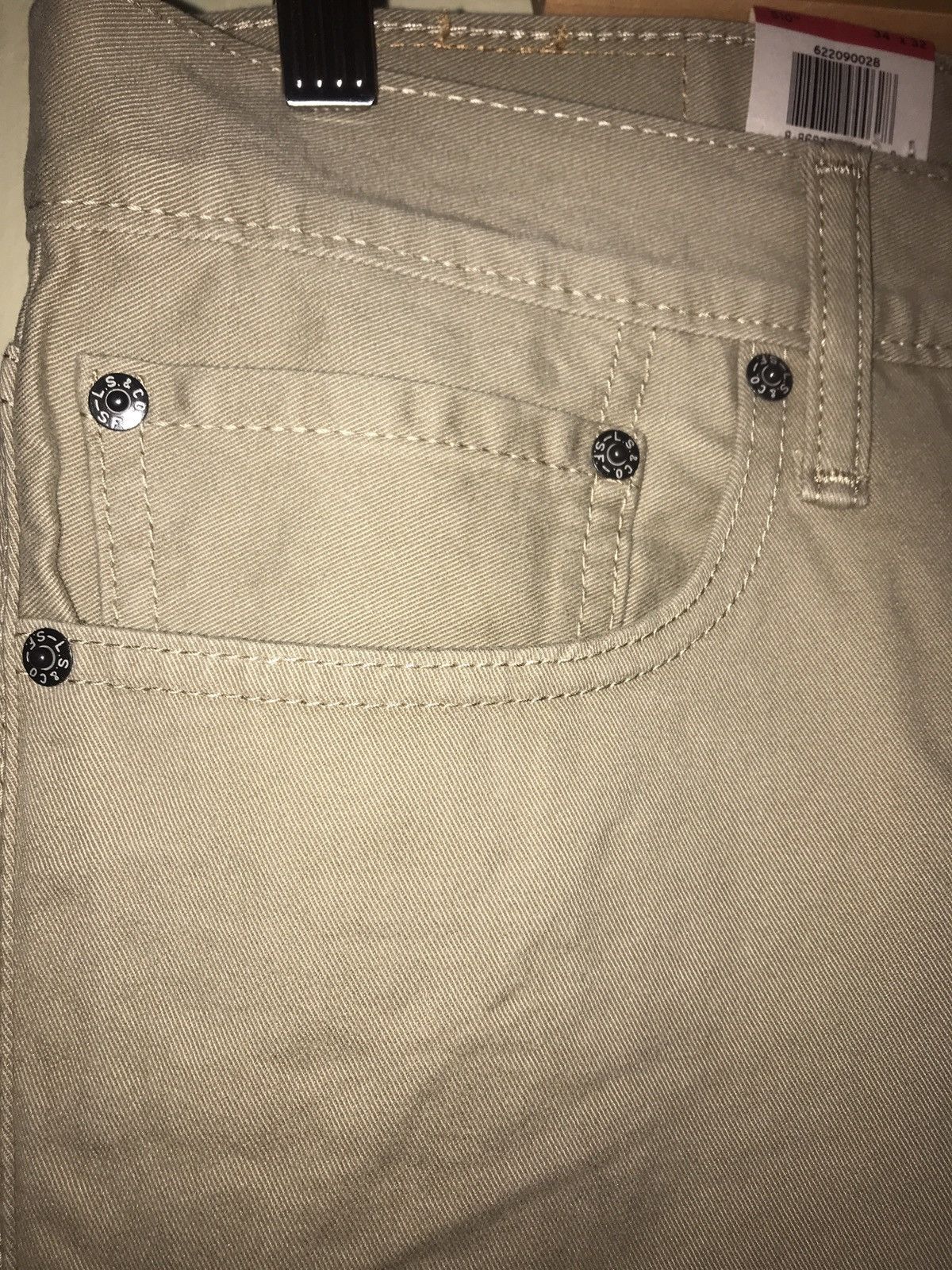 Levi's *RARE* Levi’s 510 Tan, Black Rivet Pants - Size 34 x 32 Size US 34 / EU 50 - 3 Thumbnail