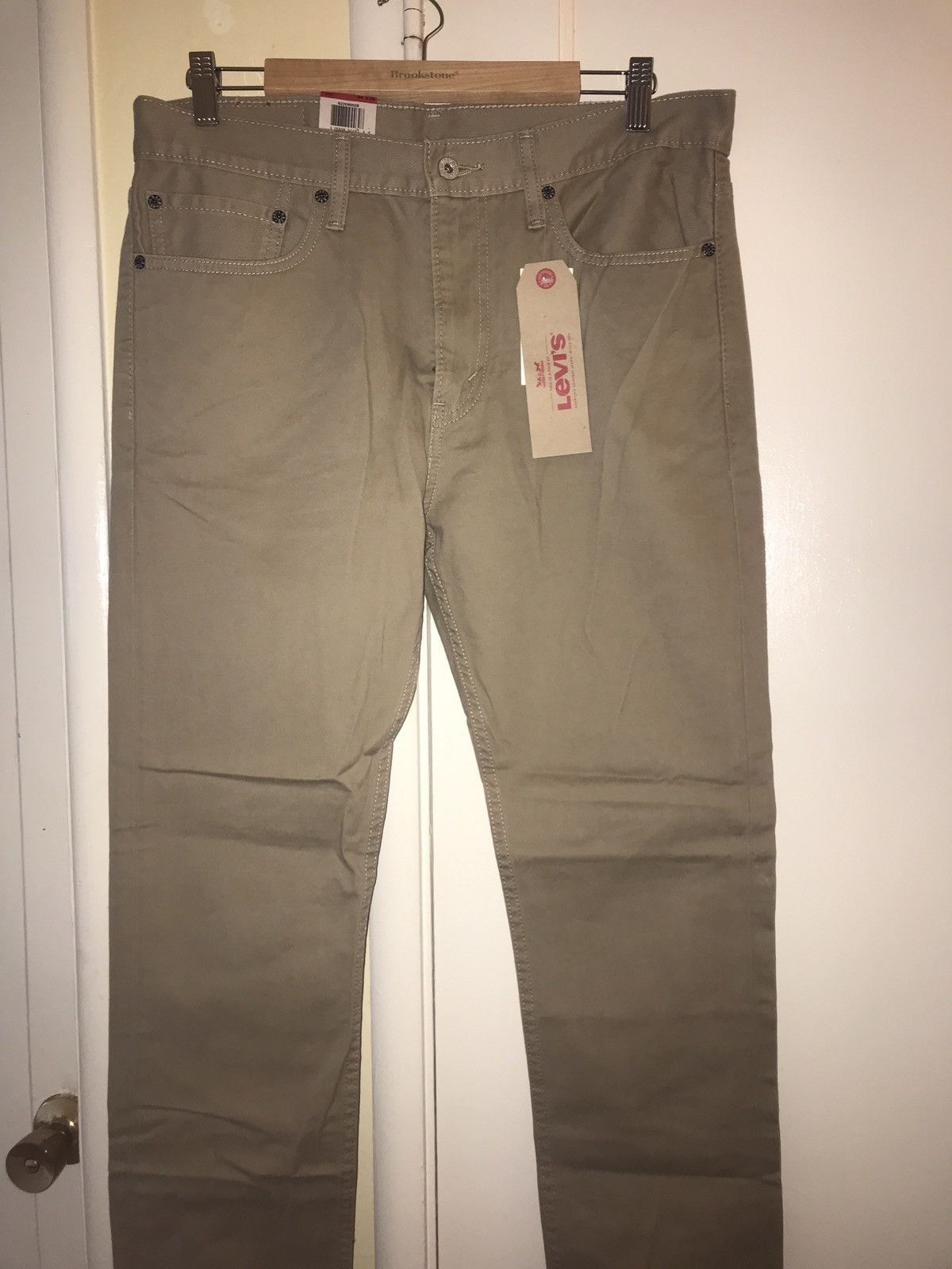 Levi's *RARE* Levi’s 510 Tan, Black Rivet Pants - Size 34 x 32 Size US 34 / EU 50 - 1 Thumbnail