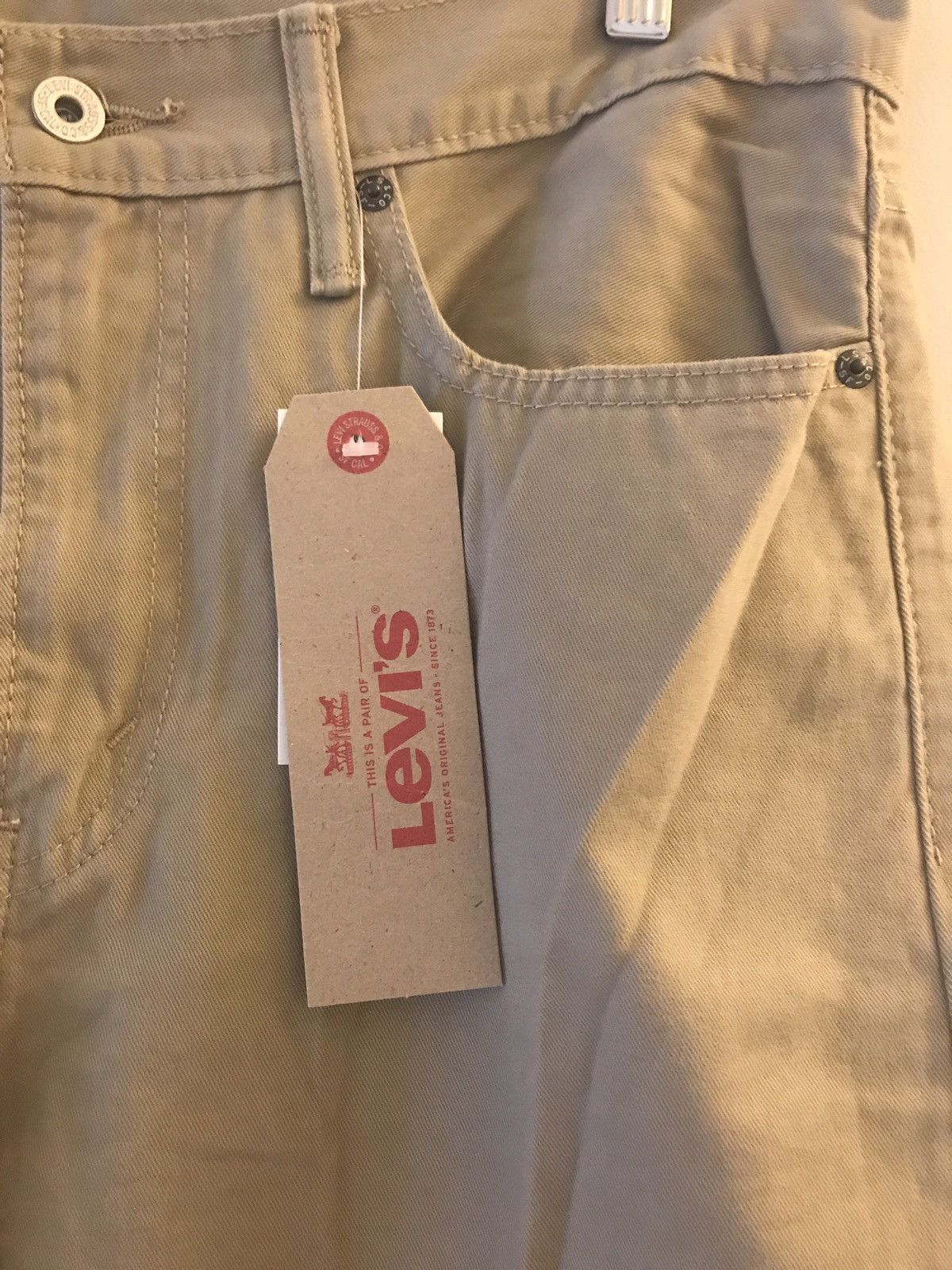 Levi's *RARE* Levi’s 510 Tan, Black Rivet Pants - Size 34 x 32 Size US 34 / EU 50 - 4 Thumbnail