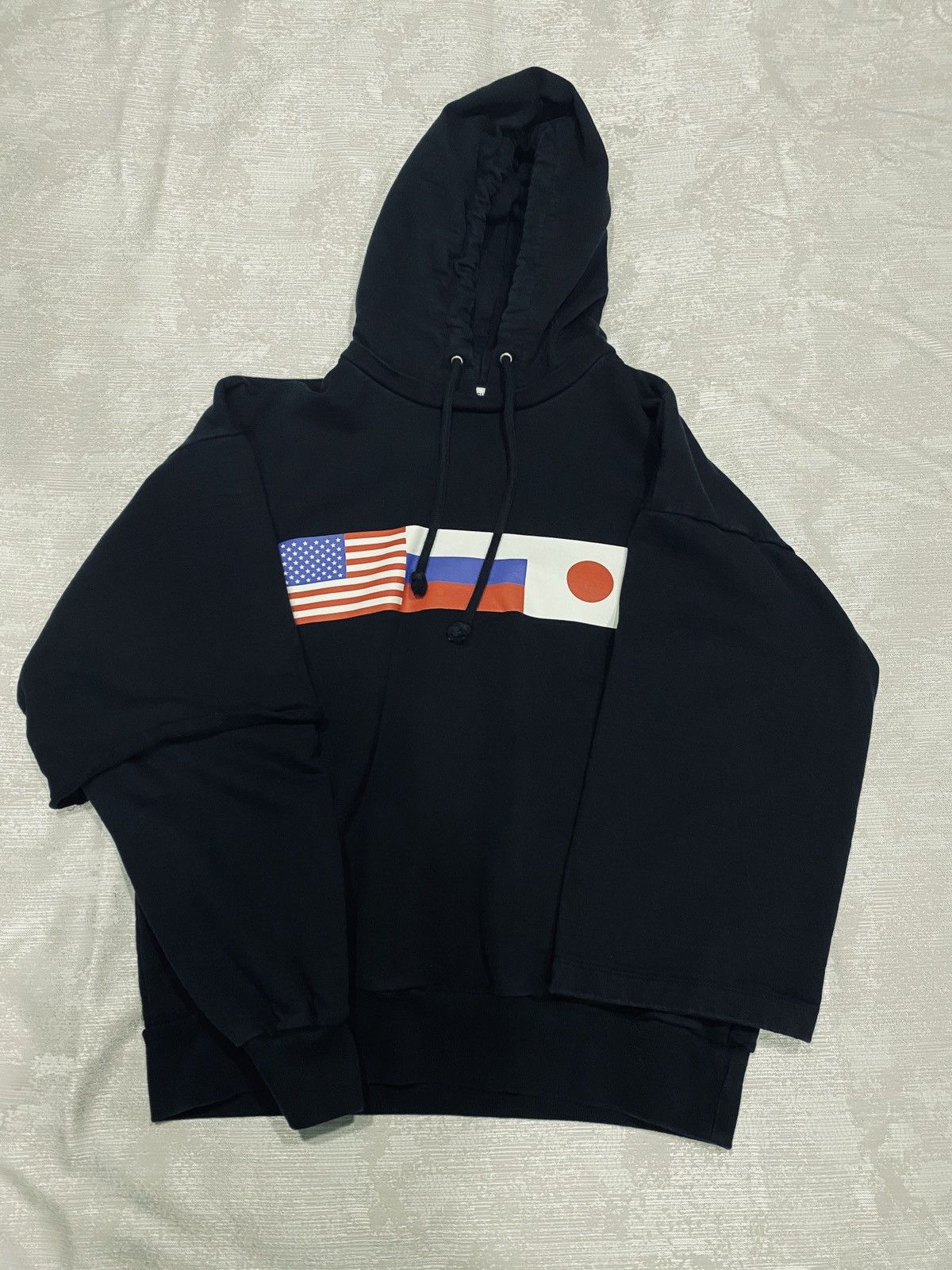 Gosha Rubchinskiy Gosha Rubchinskiy Asymmetric Hoodie Grailed