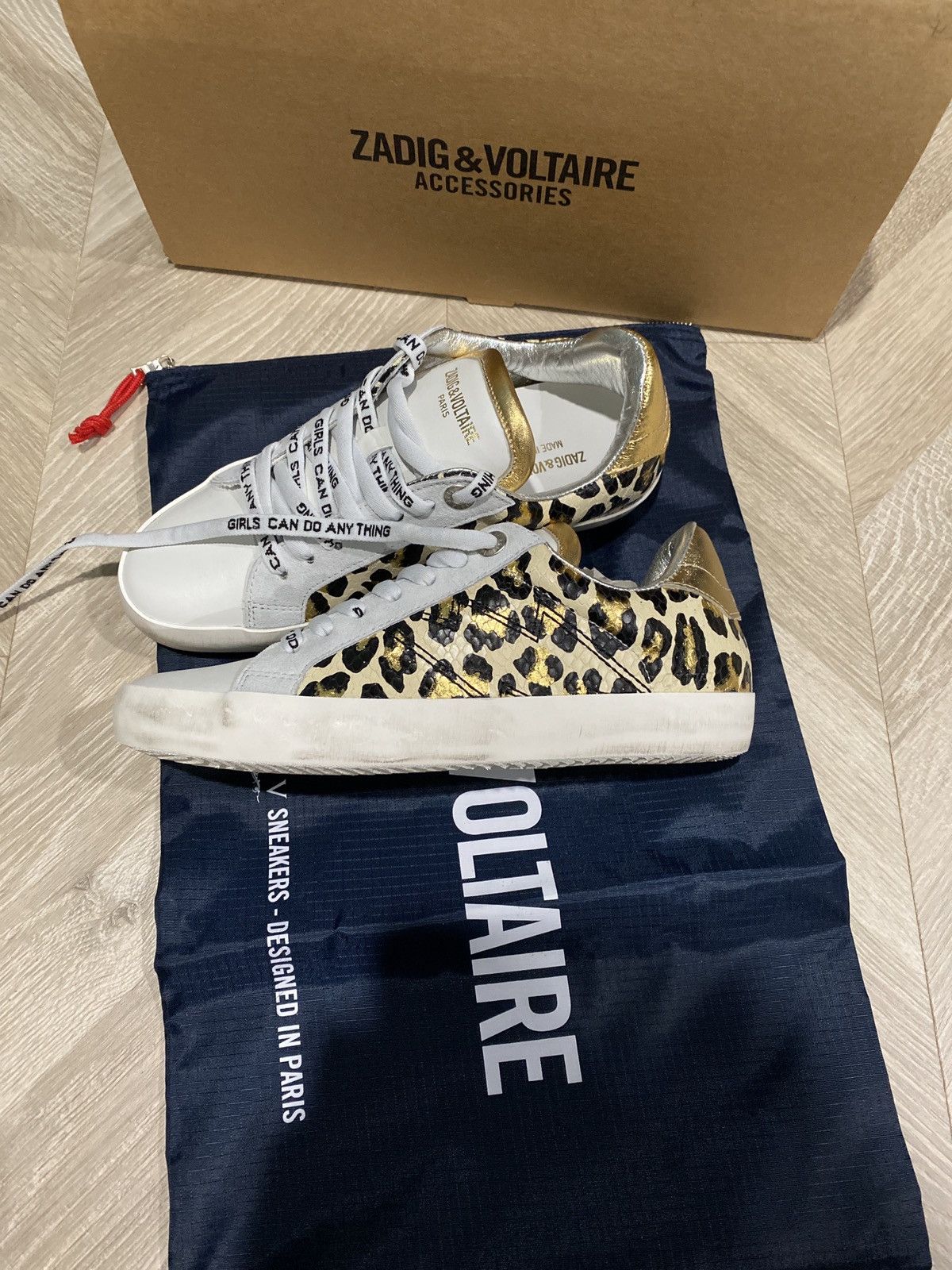 Basket zadig et voltaire leopard on sale