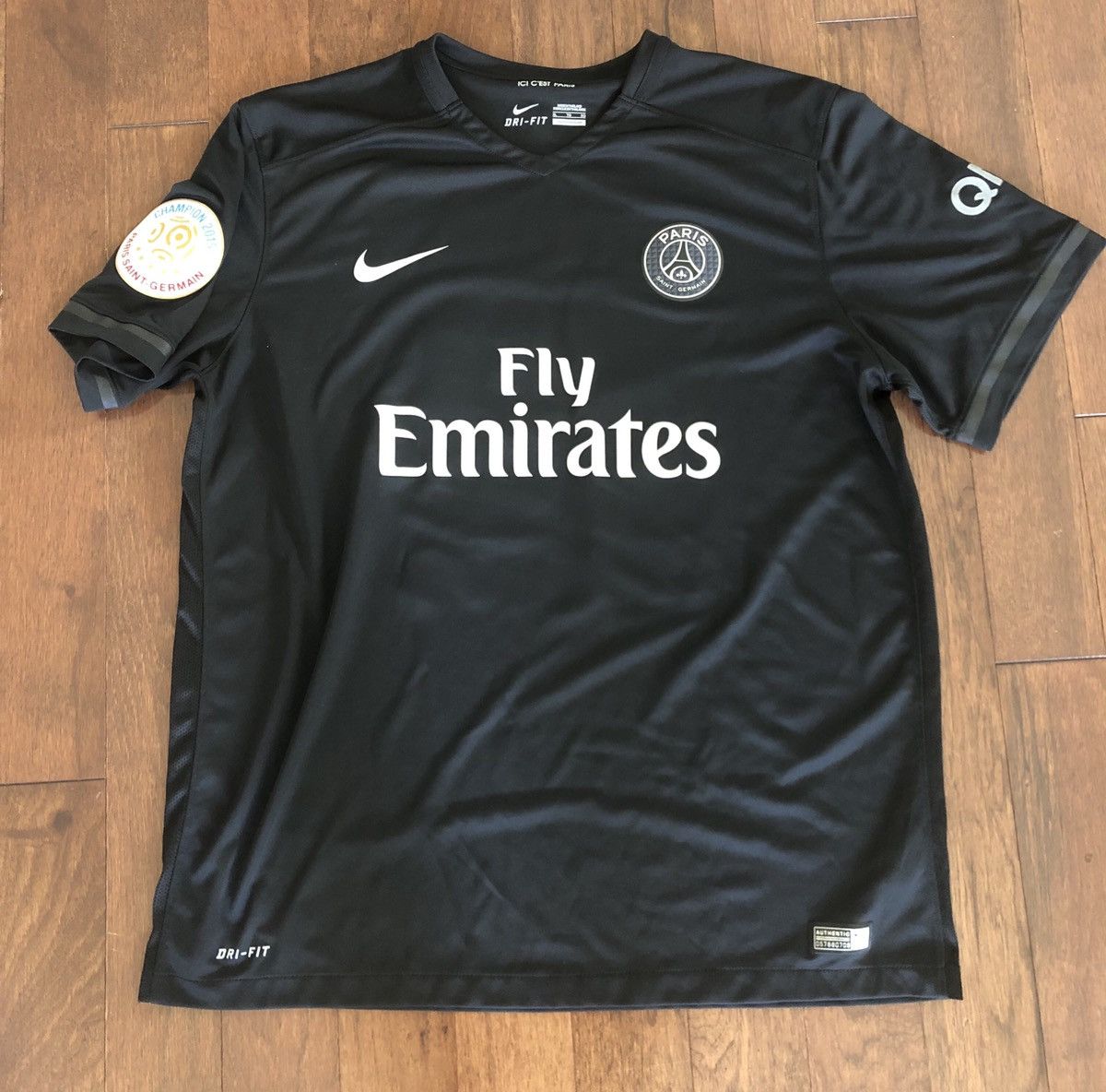 Nike Nike Paris Saint Germain PSG 2015 Ibrahimovic Jersey Black Grailed